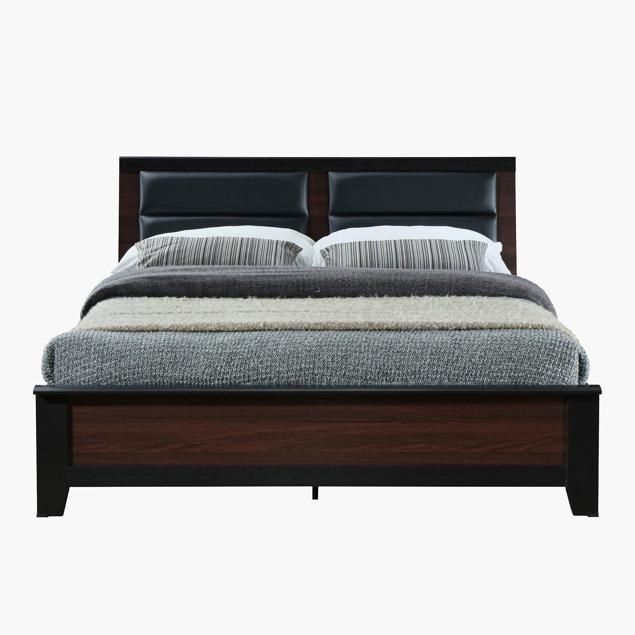 Movo Joyfull Queen Bed with 2 Drawers - 150x200 cm-hbxbedroom-bedsandbedsets-beds-queen-image-2
