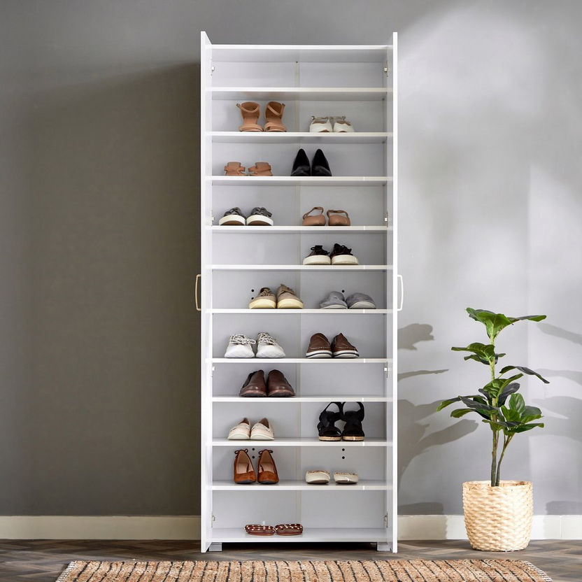 Moonlight 30-Pair Tall Shoe Cabinet with Mirror-Shoe Cabinets & Racks-image-1