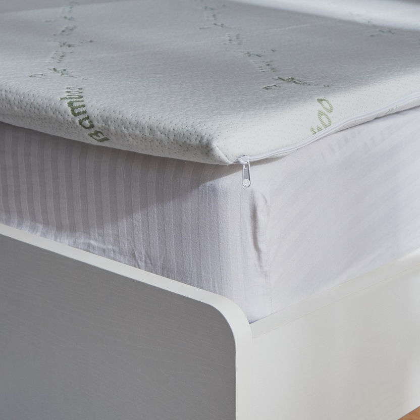 Relax Printed Mattress Topper - 180x200 cm-Protectors and Toppers-image-4
