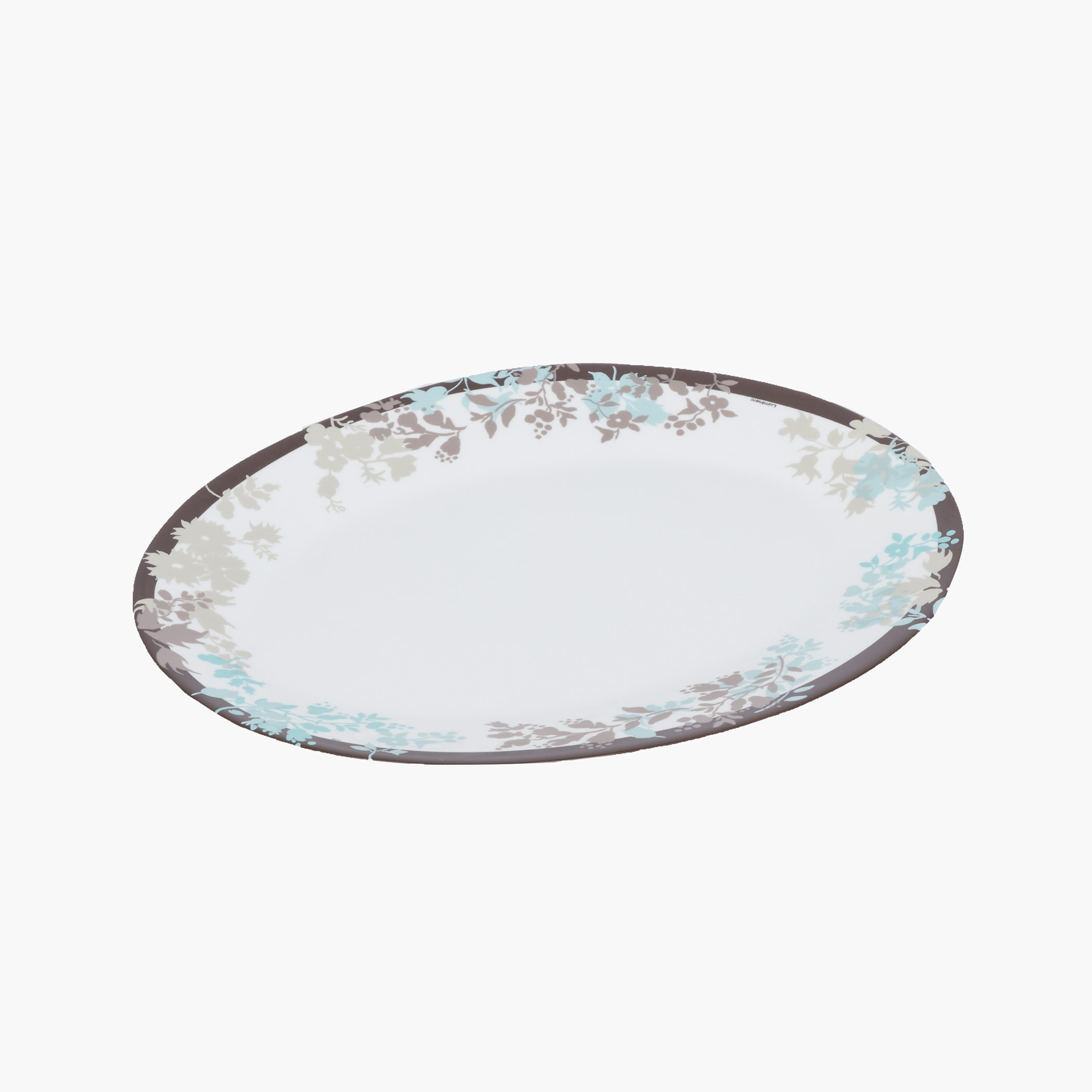 Foliage Printed Oval Plate-hbxdecorandfurnishings-tabletop-crockery-image-1