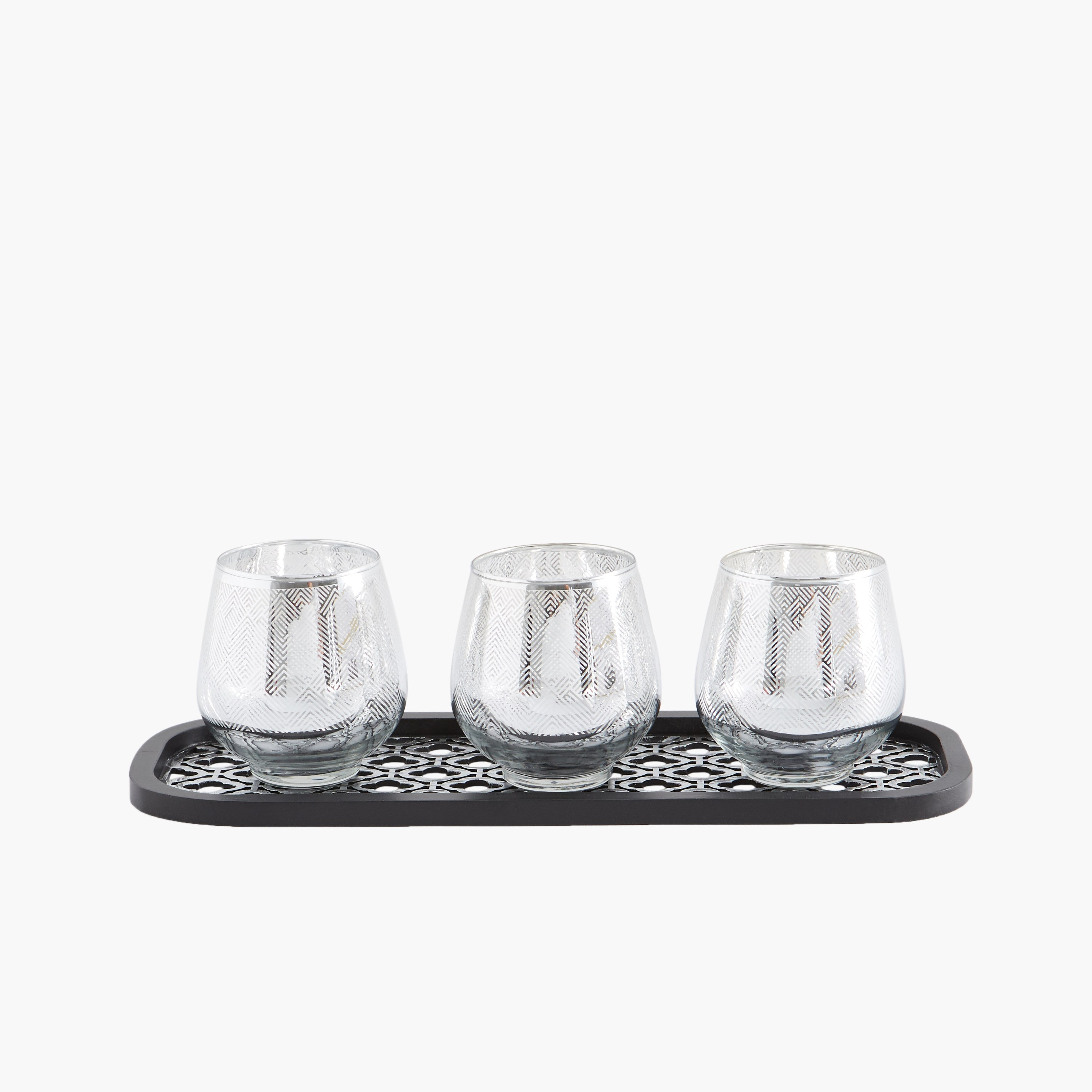 طقم حامل شموع زجاجي على شكل بيضة وصينية من 3 قطع إمبريال-hbxlivingroom-decorandaccessories-candleholders-image-4