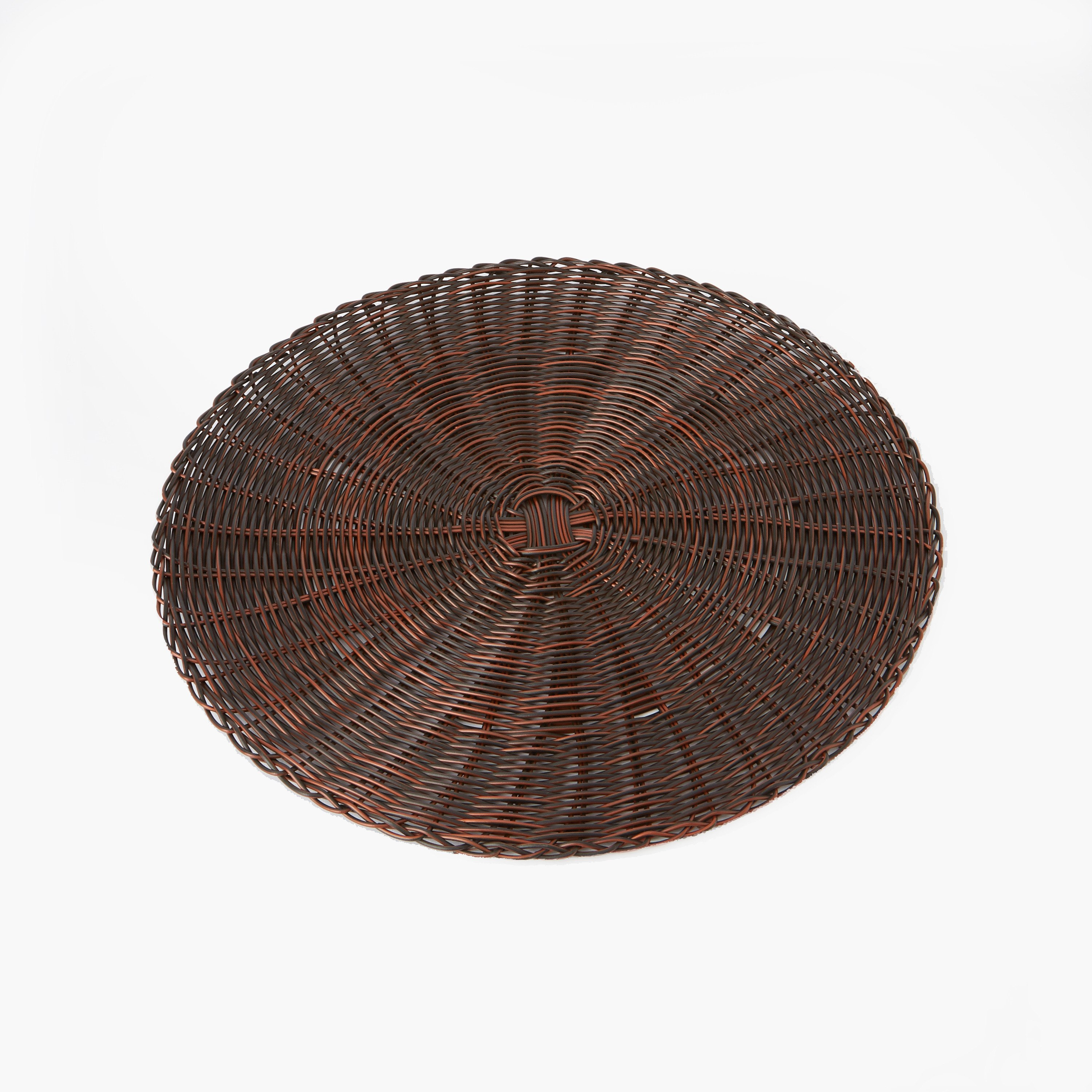 Hima Patterned Circular Placemat-hbxdecorandfurnishings-homefurnishings-tablelinens-image-1