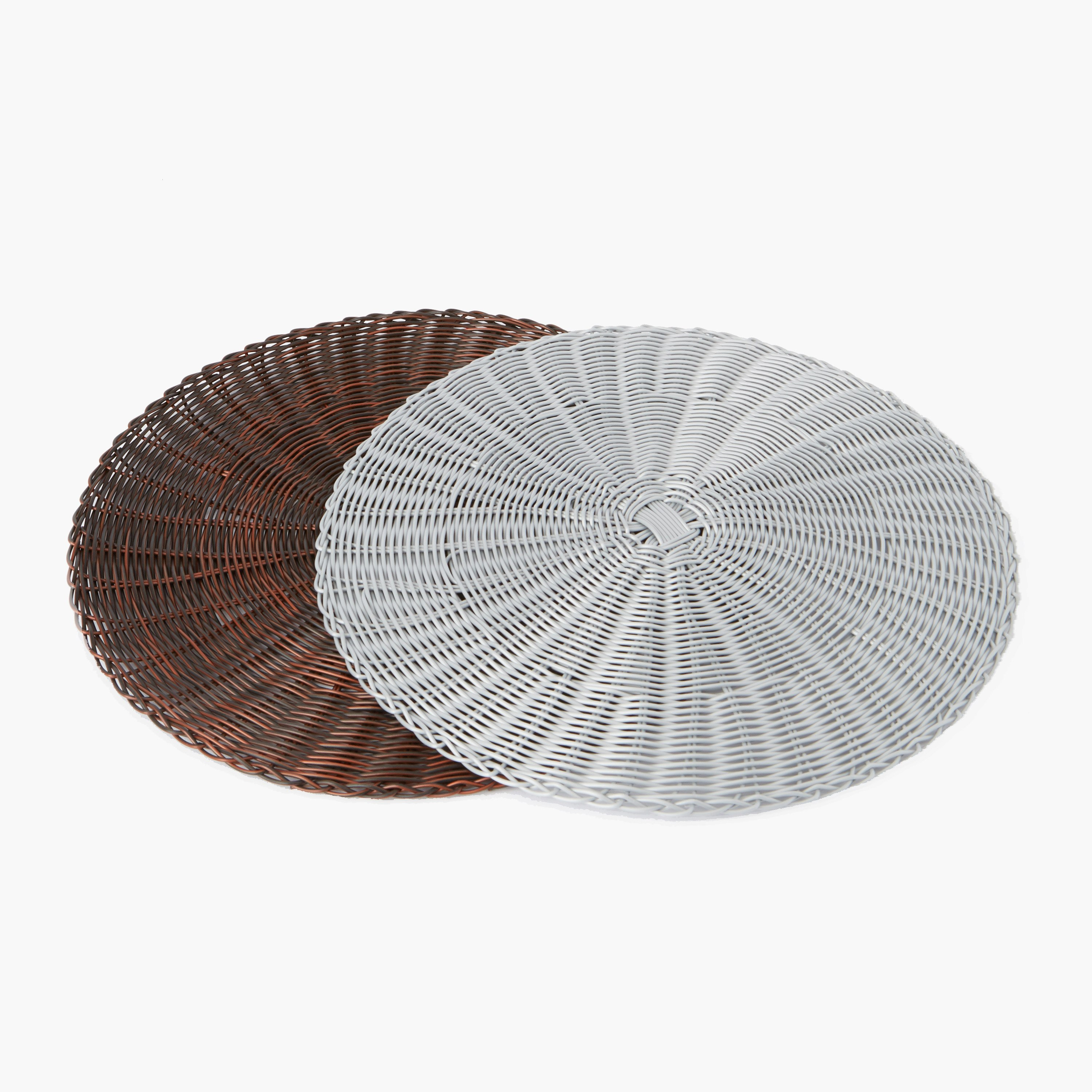 Hima Patterned Circular Placemat-hbxdecorandfurnishings-homefurnishings-tablelinens-image-3