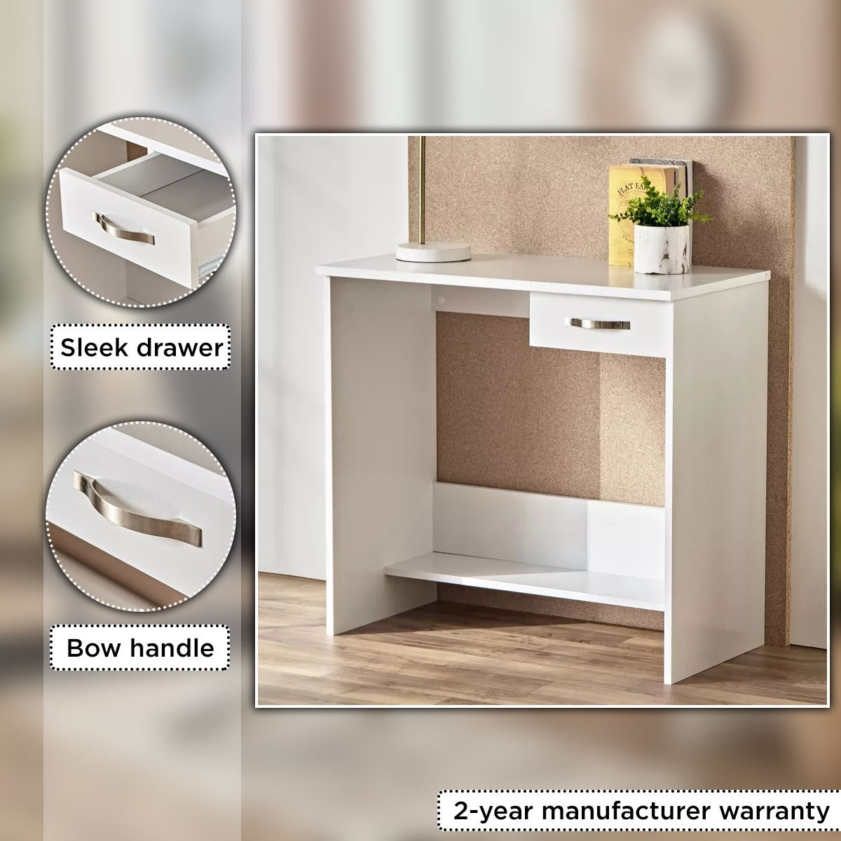 Bedroom desks with deals drawers