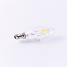 Osram Clear Candle LED Bulb 2.8W Warm E14