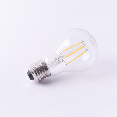 OSRAM Clear Round LED Bulb 4W Warm E27