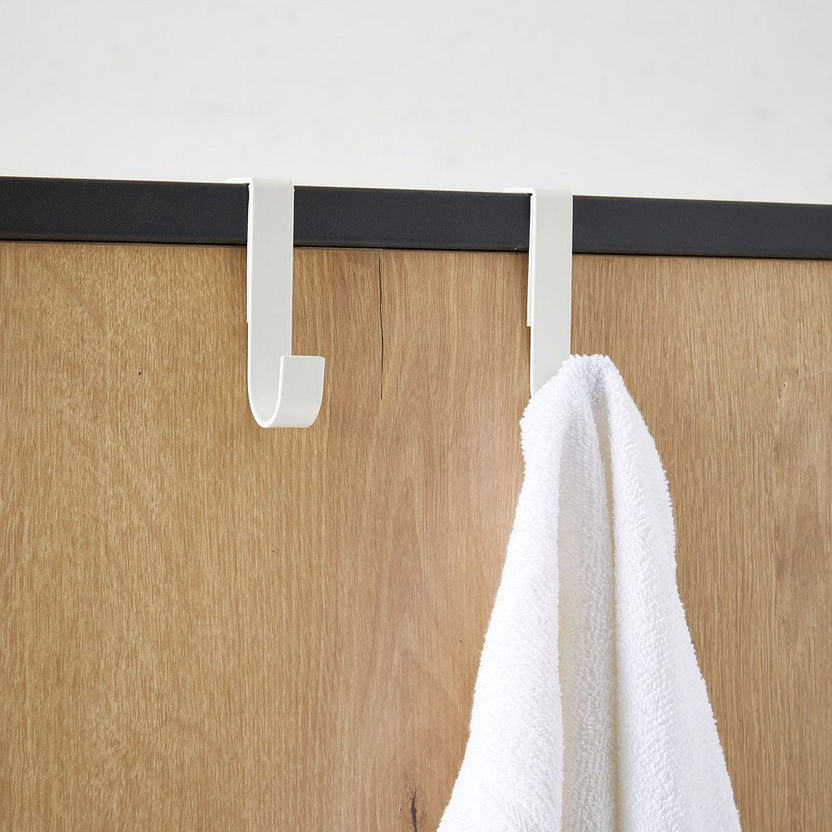 Maisan Over the Door 2-Peg Hook-Shower Caddies and Wall Hooks-image-0