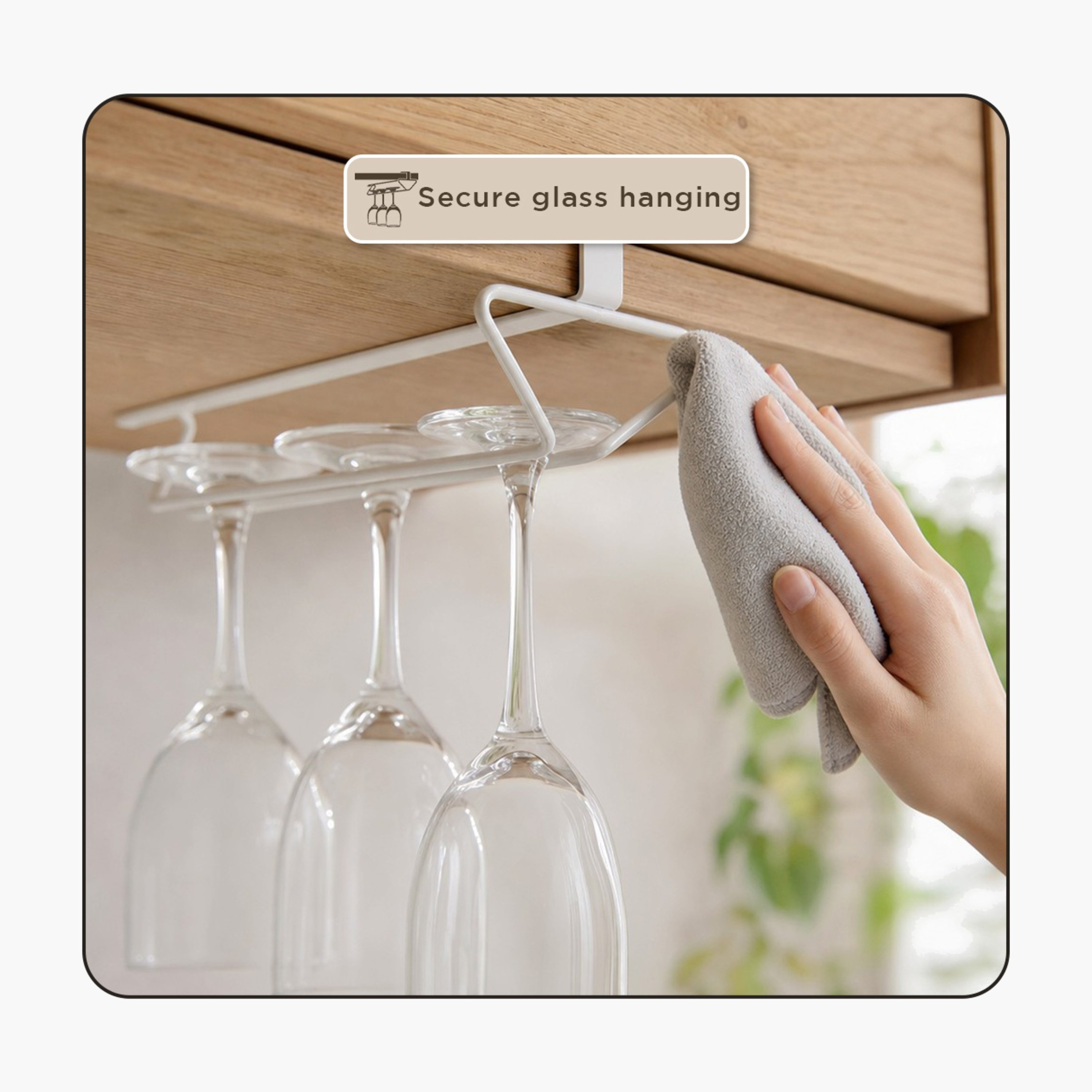 Maisan Over The Shelf Glass Holder-hbxkitchen-kitchenware-kitchenaccessories-image-7