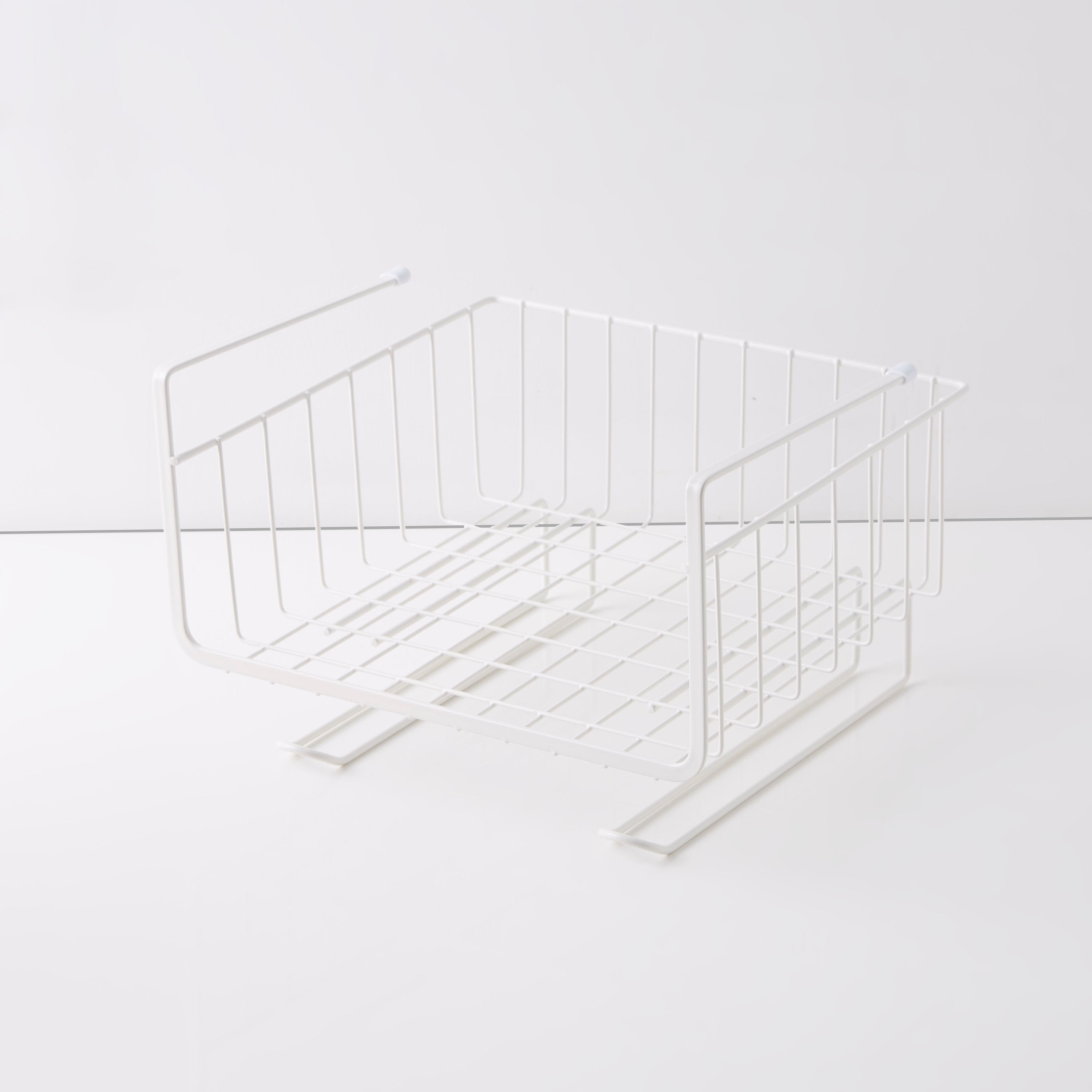 Maisan Overshelf Holder Basket with Mug Hooks-hbxhomeware-hbxkitchen-image-5