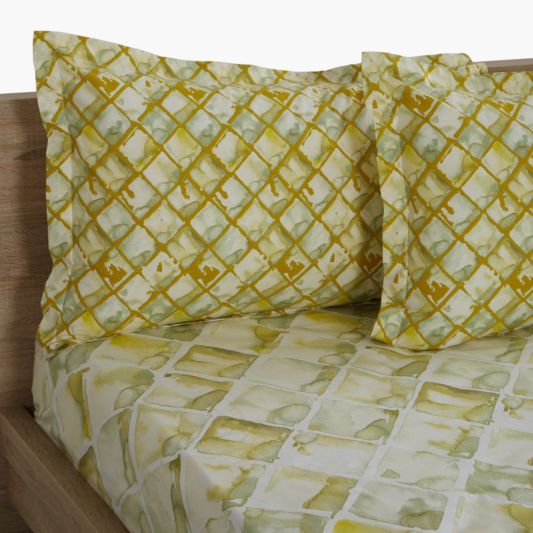 طقم شرشف مسطّح كينج 3 قطع بطبعات فريجنانس - 274x274 سم-hbxhomeware-hbxbedroom-image-2