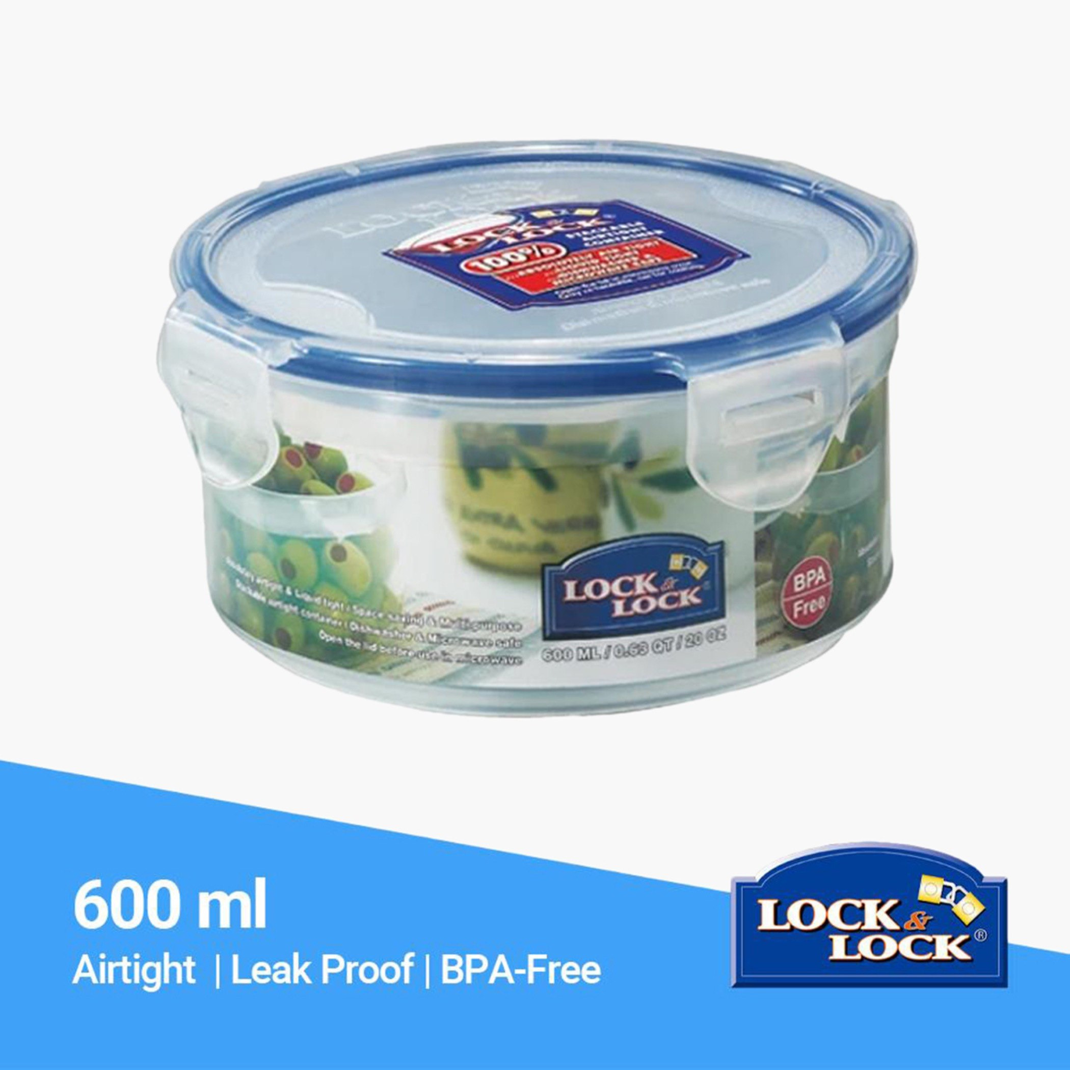 Round Food Container - 600 ml-hbxhomeware-hbxkitchen-image-1