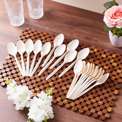 Pappco Cornstrach Table Spoon - Set of 10