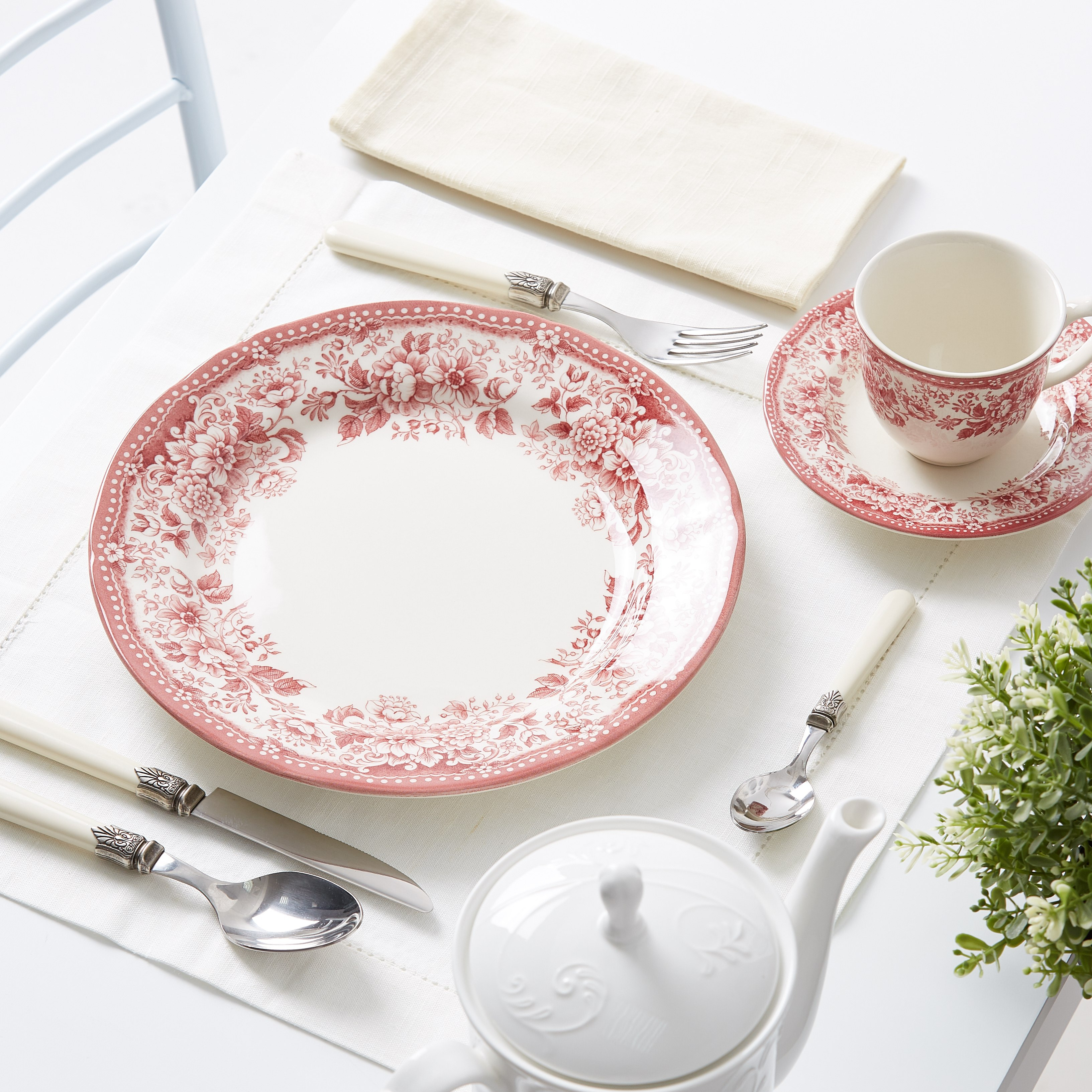 صحن عشاء بطبعات زهرية من ديانا - 26 سم-hbxdecorandfurnishings-tabletop-crockery-image-4