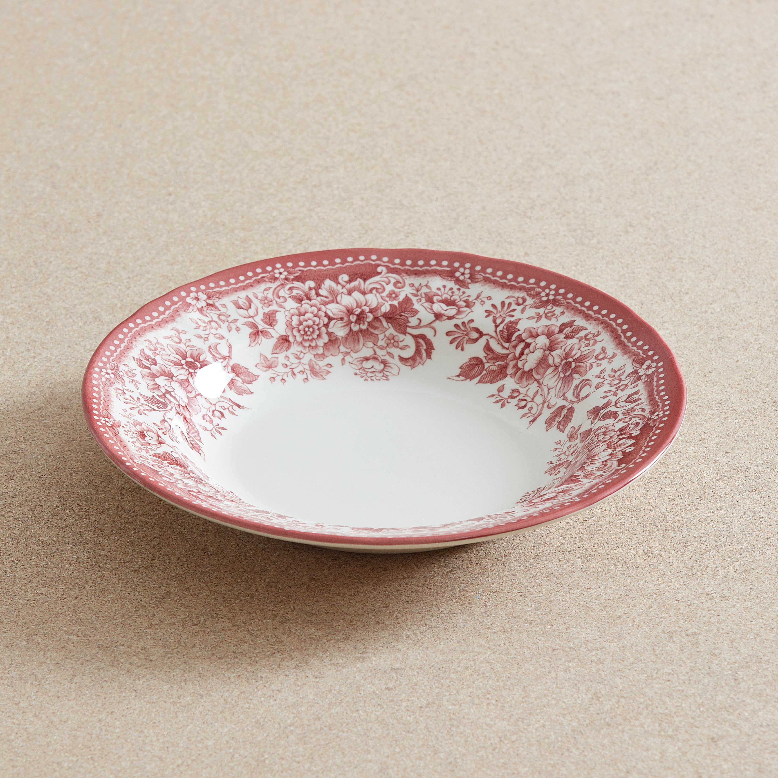 صحن حساء بطبعات روز ديانا - 23.3 سم-hbxdecorandfurnishings-tabletop-crockery-image-1