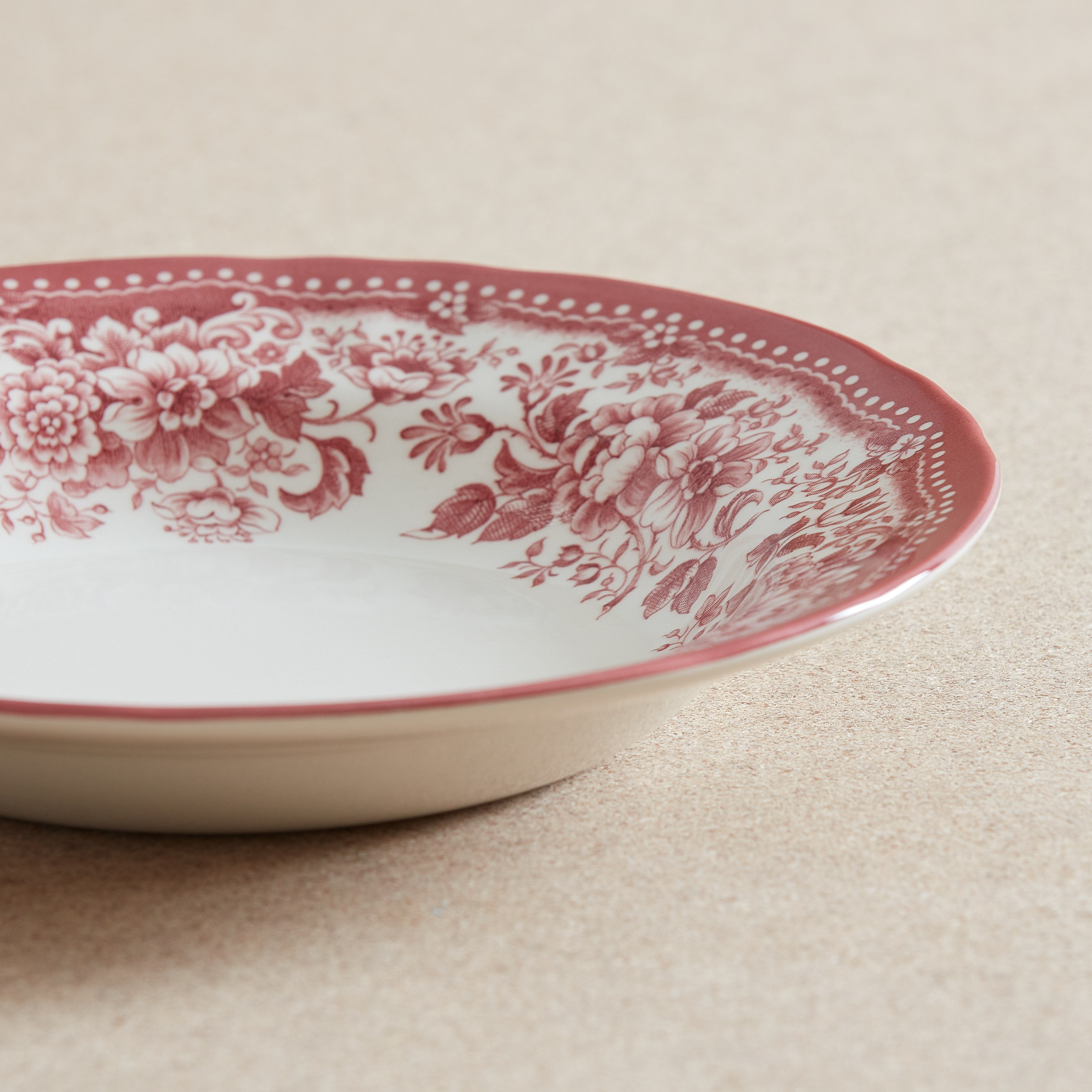 صحن حساء بطبعات روز ديانا - 23.3 سم-hbxdecorandfurnishings-tabletop-crockery-image-2