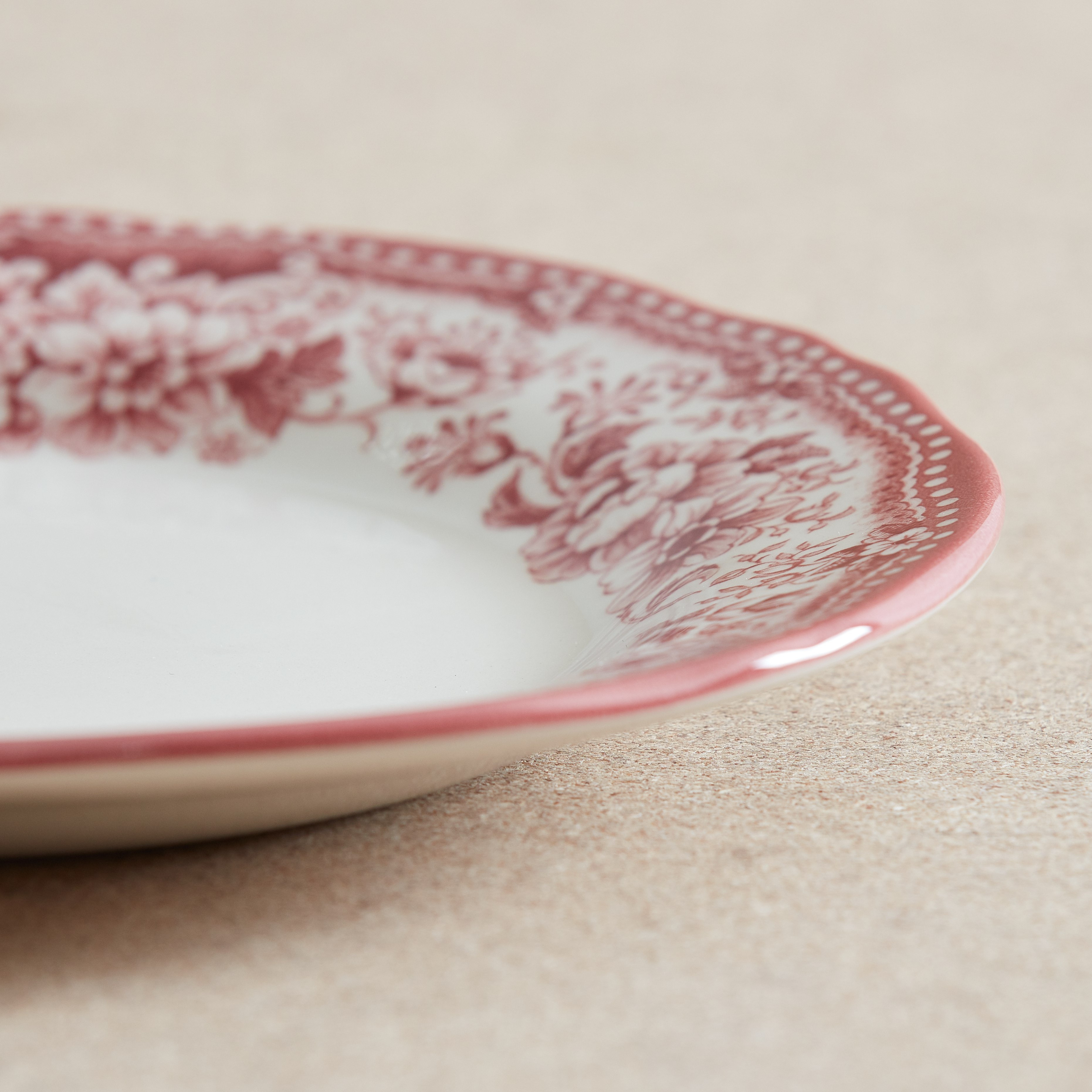 طبق جانبي بطبعات روز ديانا - 20.7 سم-hbxdecorandfurnishings-tabletop-crockery-image-2