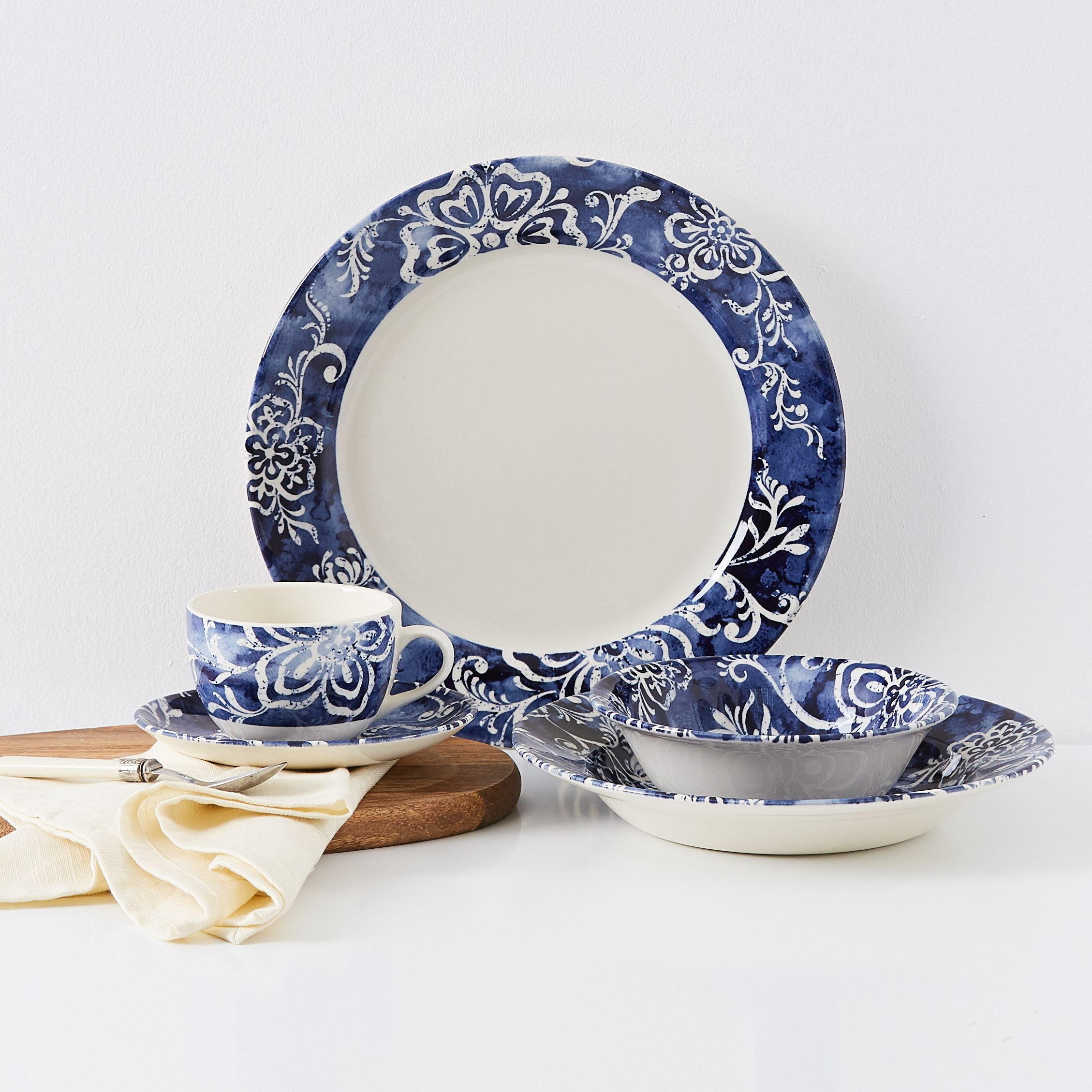 صحن عشاء بطبعات من زايرا - 26 سم-hbxdecorandfurnishings-tabletop-crockery-image-4