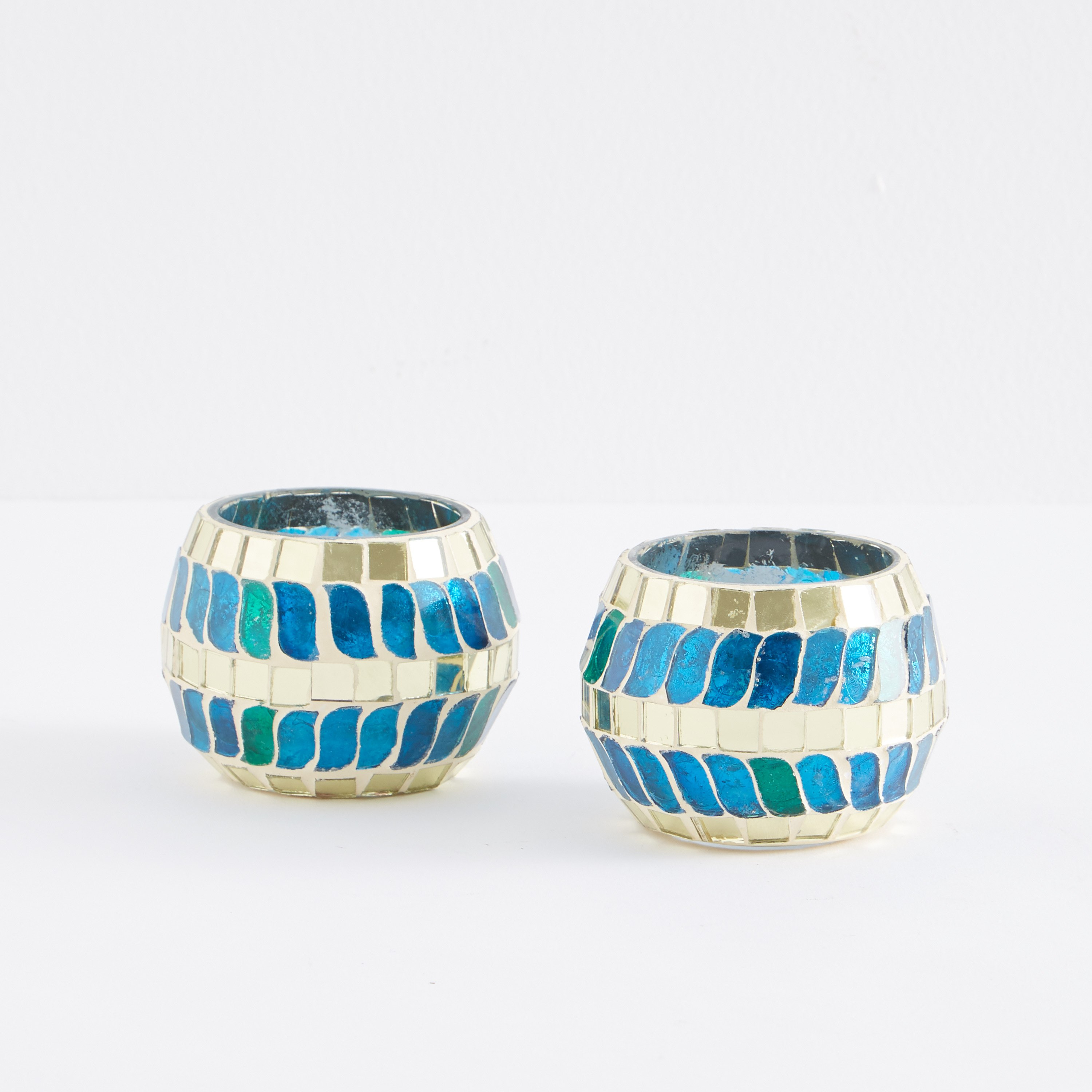 حامل شموع صغيرة لوستر - طقم من قطعتين-hbxlivingroom-decorandaccessories-candleholders-image-2