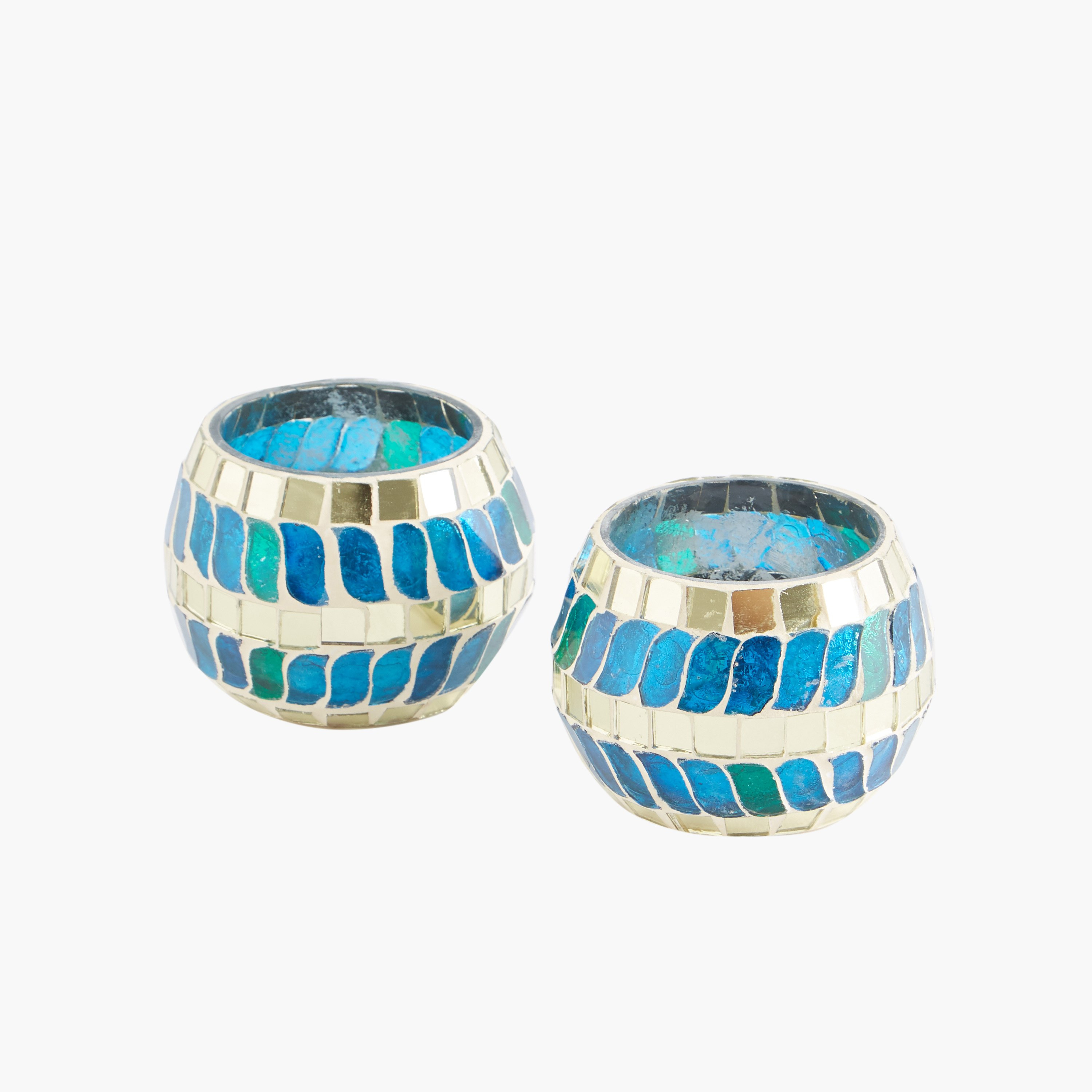 حامل شموع صغيرة لوستر - طقم من قطعتين-hbxlivingroom-decorandaccessories-candleholders-image-3