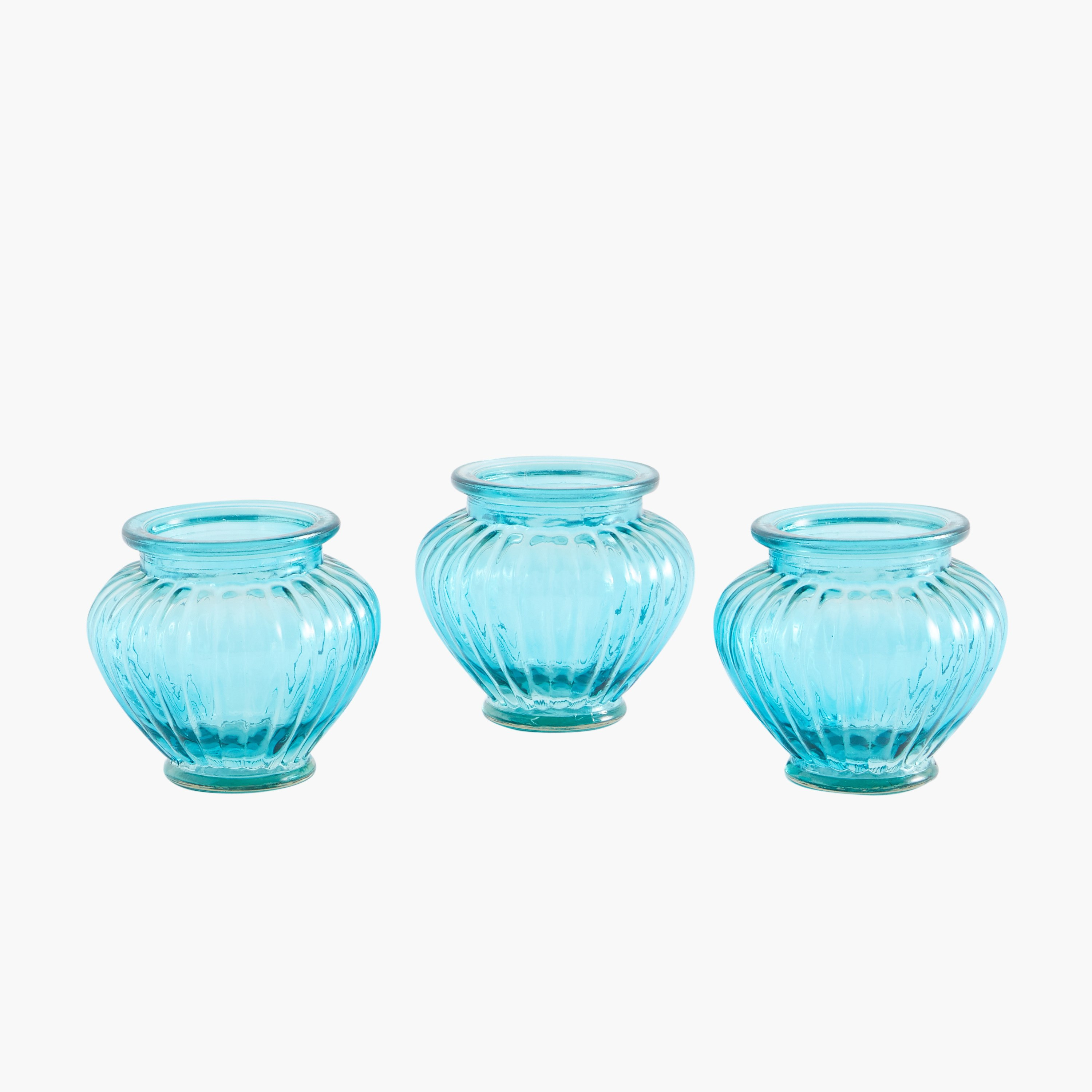حامل شموع صغيرة زجاجي من كامي - طقم من 3 قطع-hbxlivingroom-decorandaccessories-candleholders-image-2