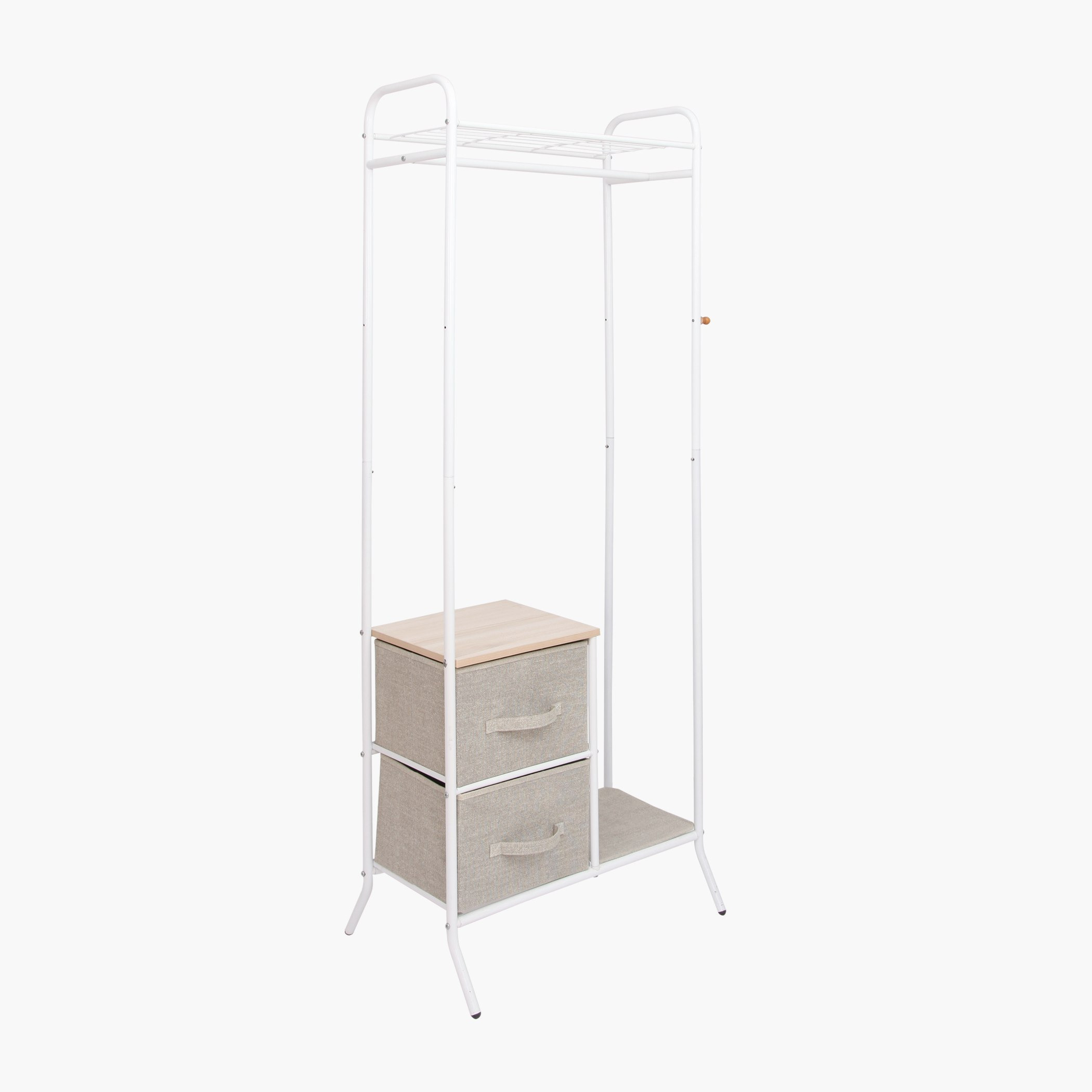 Amy 2-Drawer Garment Rack-hbxfurniture-dressersandchests-chestofdrawers-image-1