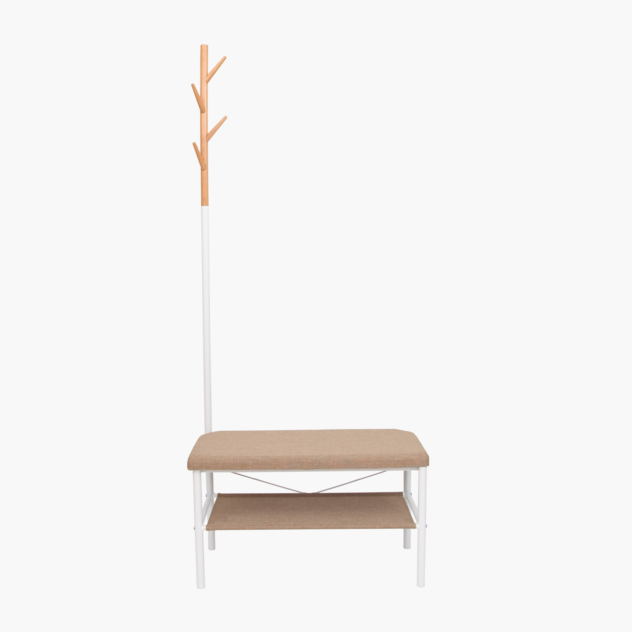 مقعد تخزين أحذية مع علّاقة معاطف من آمي-hbxbedroom-shoecabinetsandracks-image-2