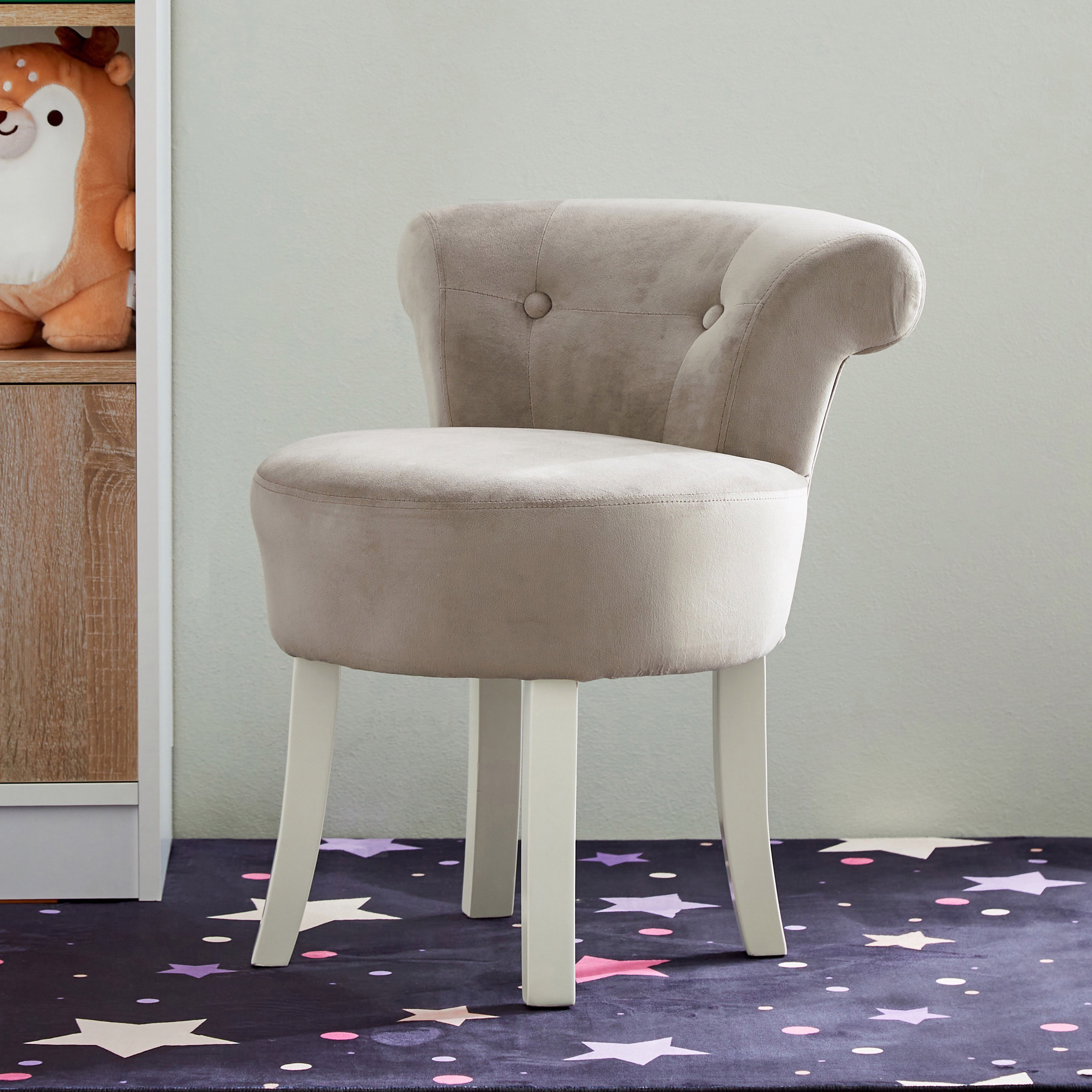 Ariena Kids' Stool with Fixed Raised Back-hbxfurniture-kidsroom-studychairs-image-1