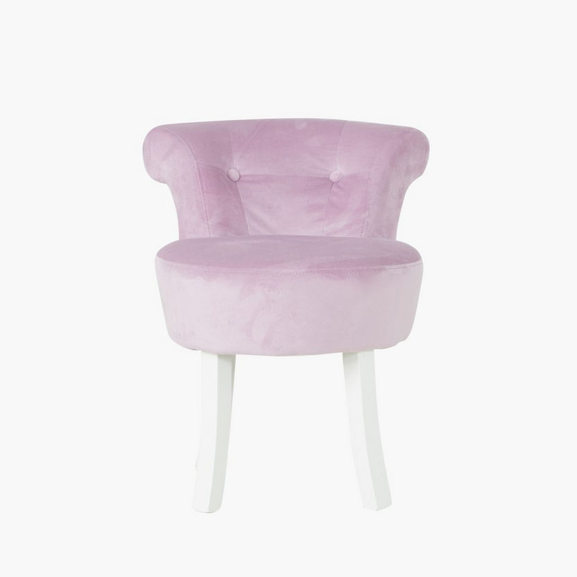Ariena Kids' Stool with Fixed Raised Back-Chairs-image-1
