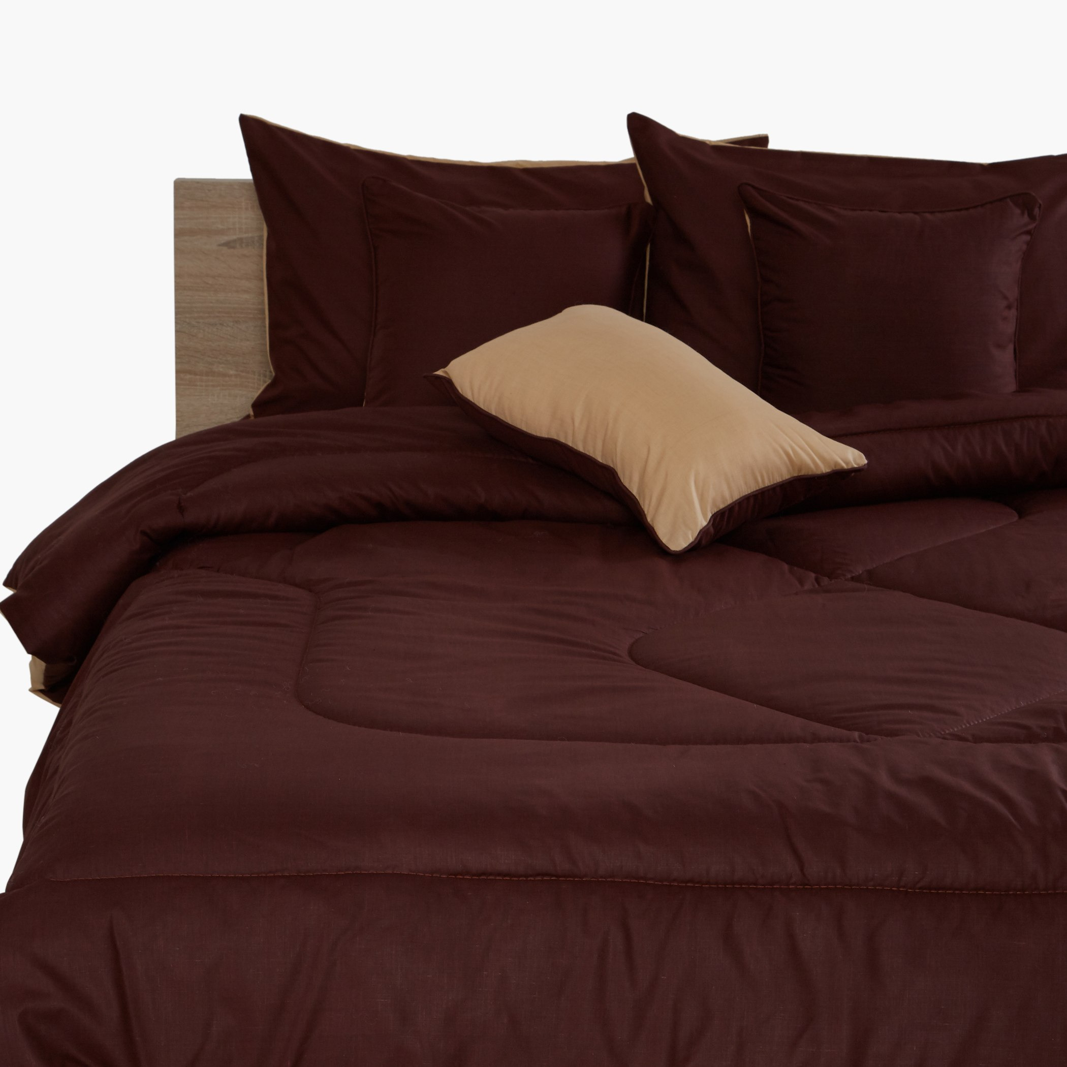 طقم لحاف كينج 7 قطع تستخدم على الوجهين  من بايب إسينشيال - 220x240 سم-hbxhomeware-hbxdecorandfurnishings-image-1