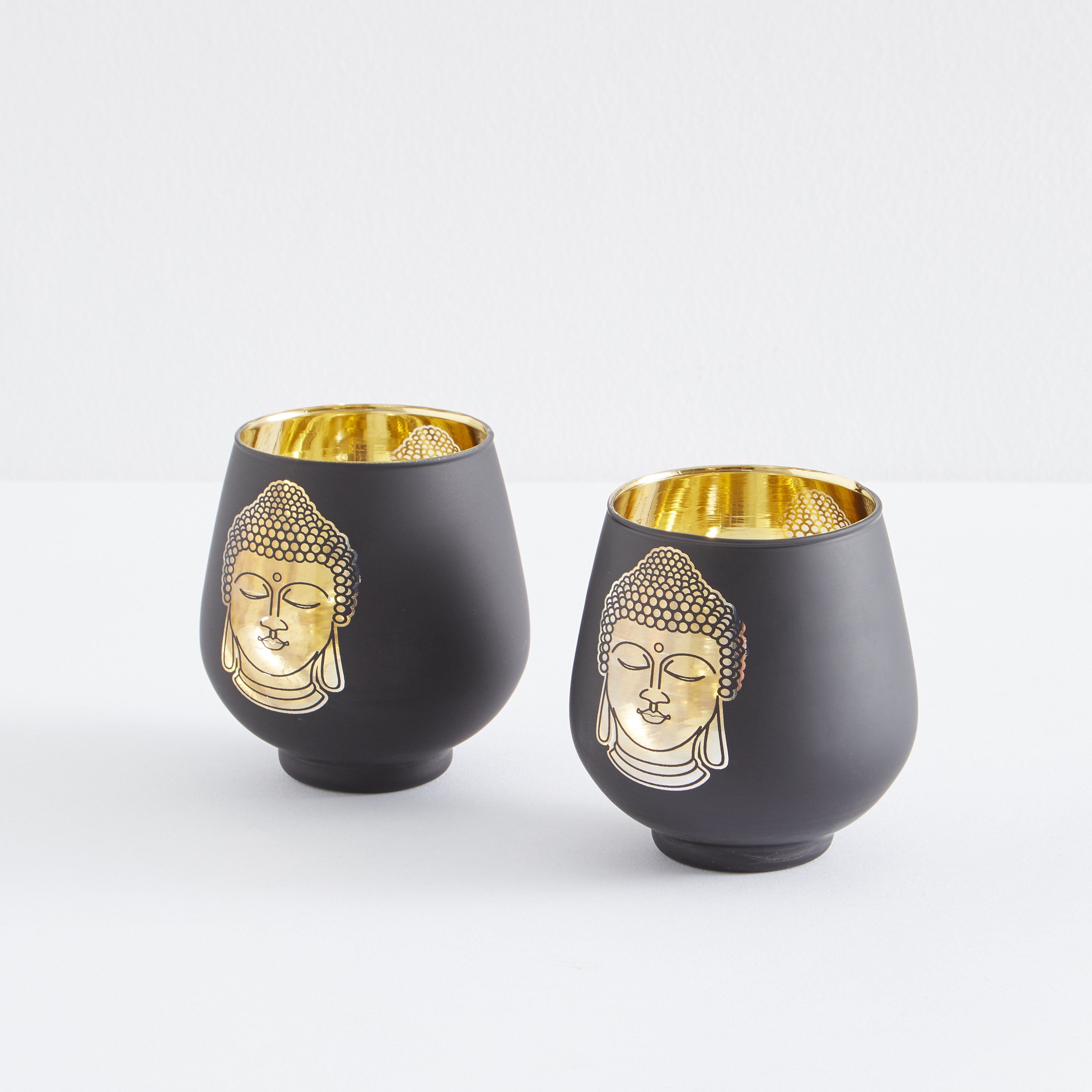 حامل شموع زجاجي على شكل بيضة من بوذا - طقم من قطعتين-hbxlivingroom-decorandaccessories-candleholders-image-2