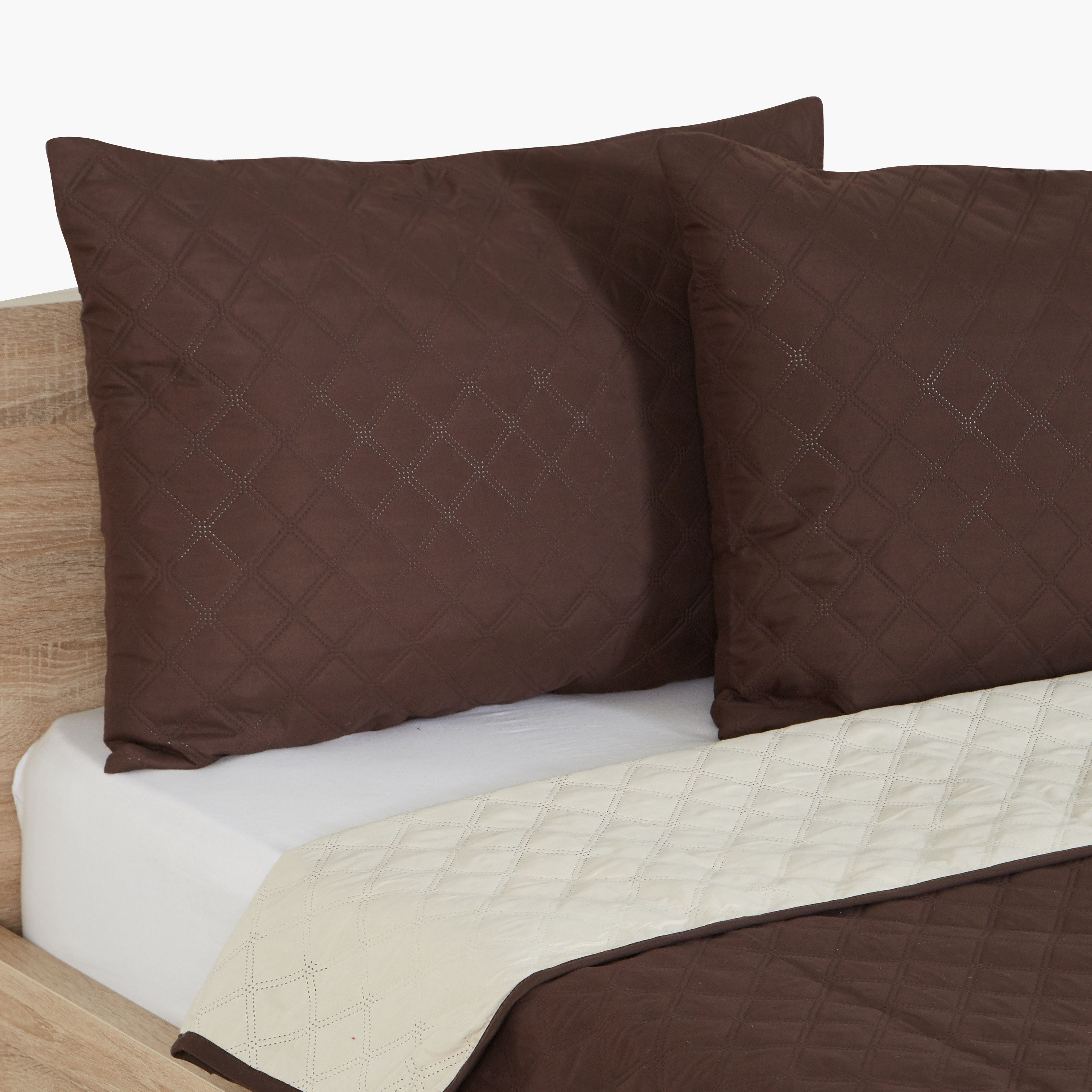 طقم مفارش سرير كينج من 3 قطع مبطّنة من بلاير - 240x260 سم-hbxdecorandfurnishings-bedding-bedspreadsandquilts-image-3