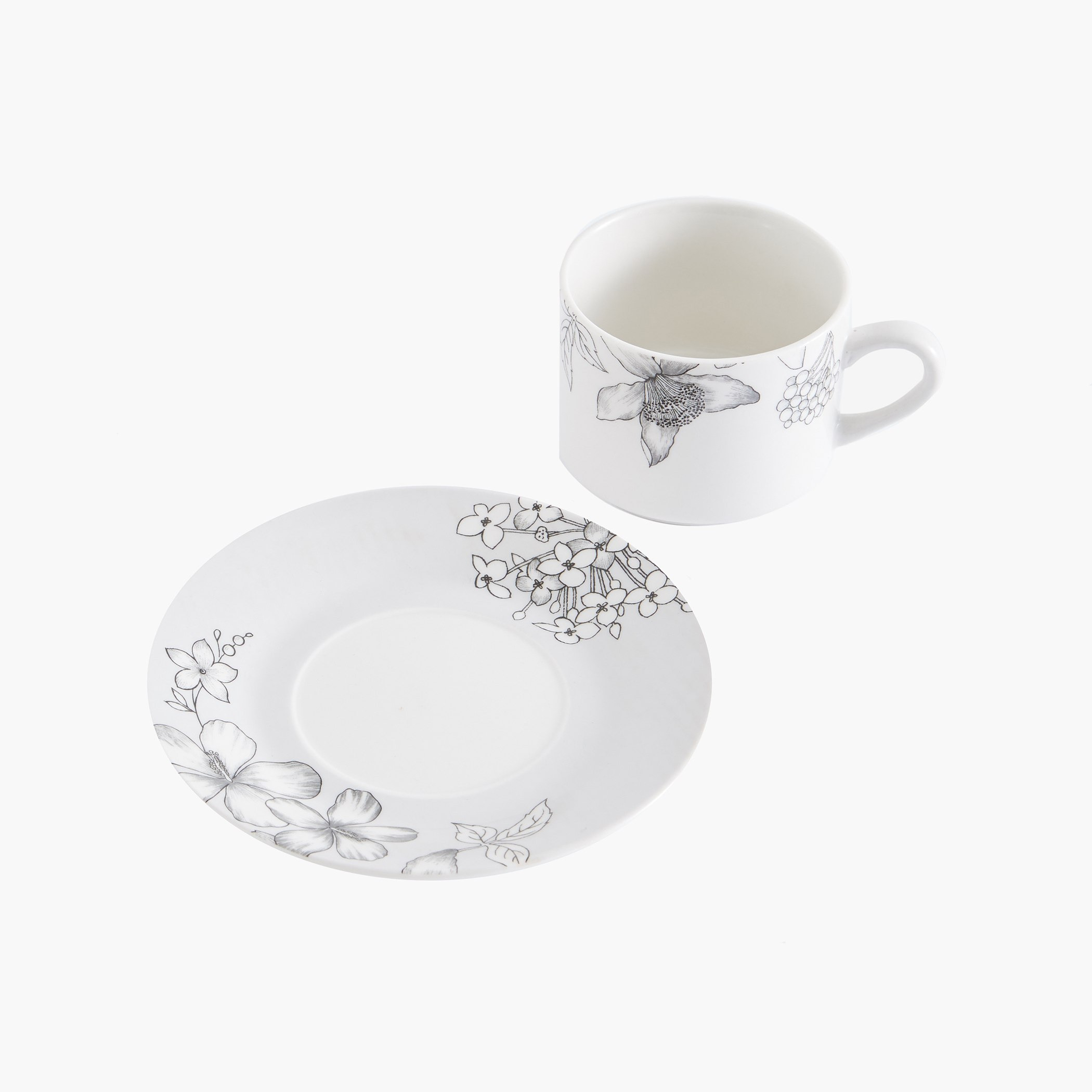 طقم مستلزمات مائدة بطبعات أزهار 30 قطعة من هيذار -hbxhomeware-hbxkitchen-image-2