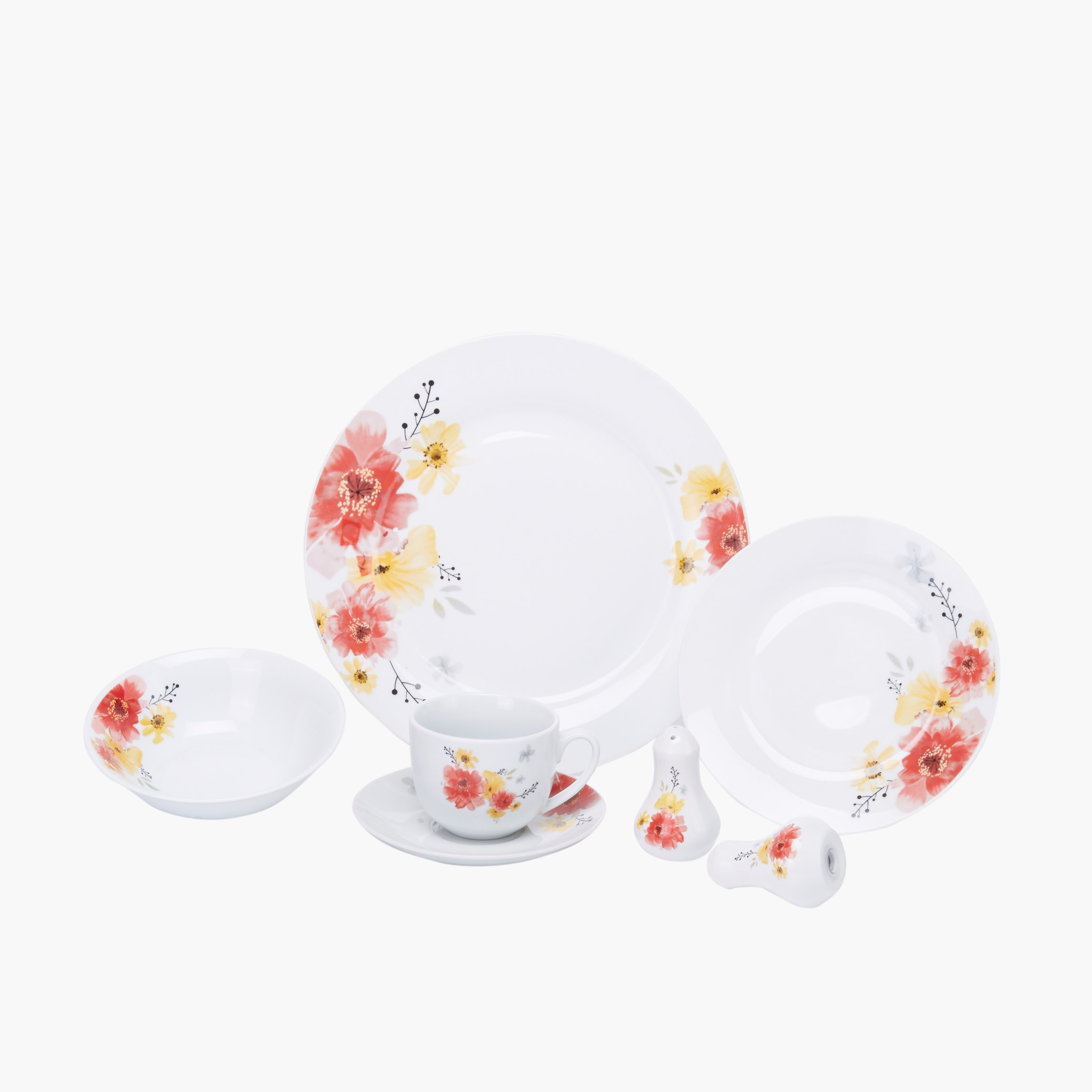 طقم عشاء بطبعة وردية من 22 قطعة من تروي-hbxhomeware-hbxkitchen-image-1