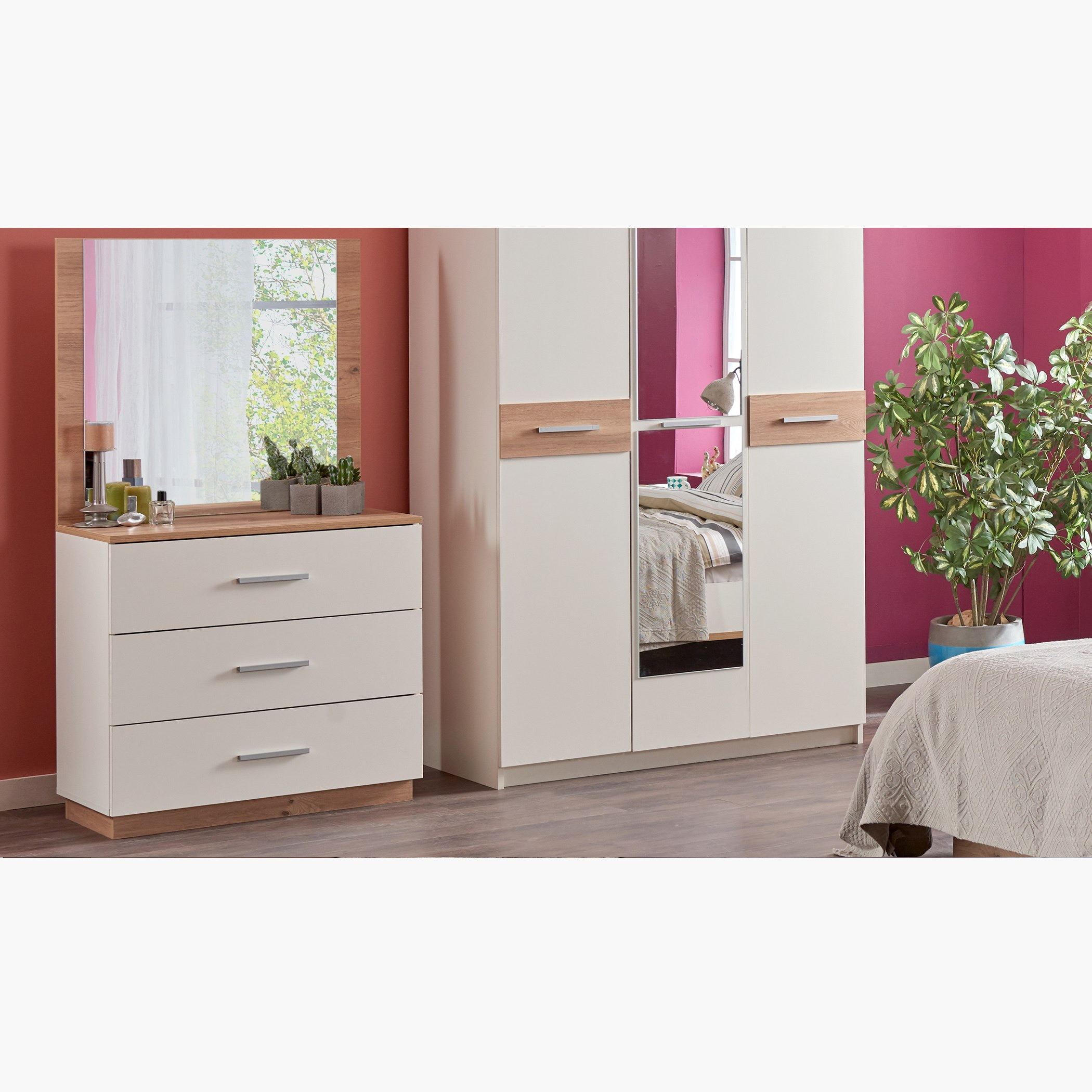 طاولة تزيين 3 أدراج دون مرآة من مون لايت-hbxfurniture-kidsroom-kidsdressersandmirrors-image-1