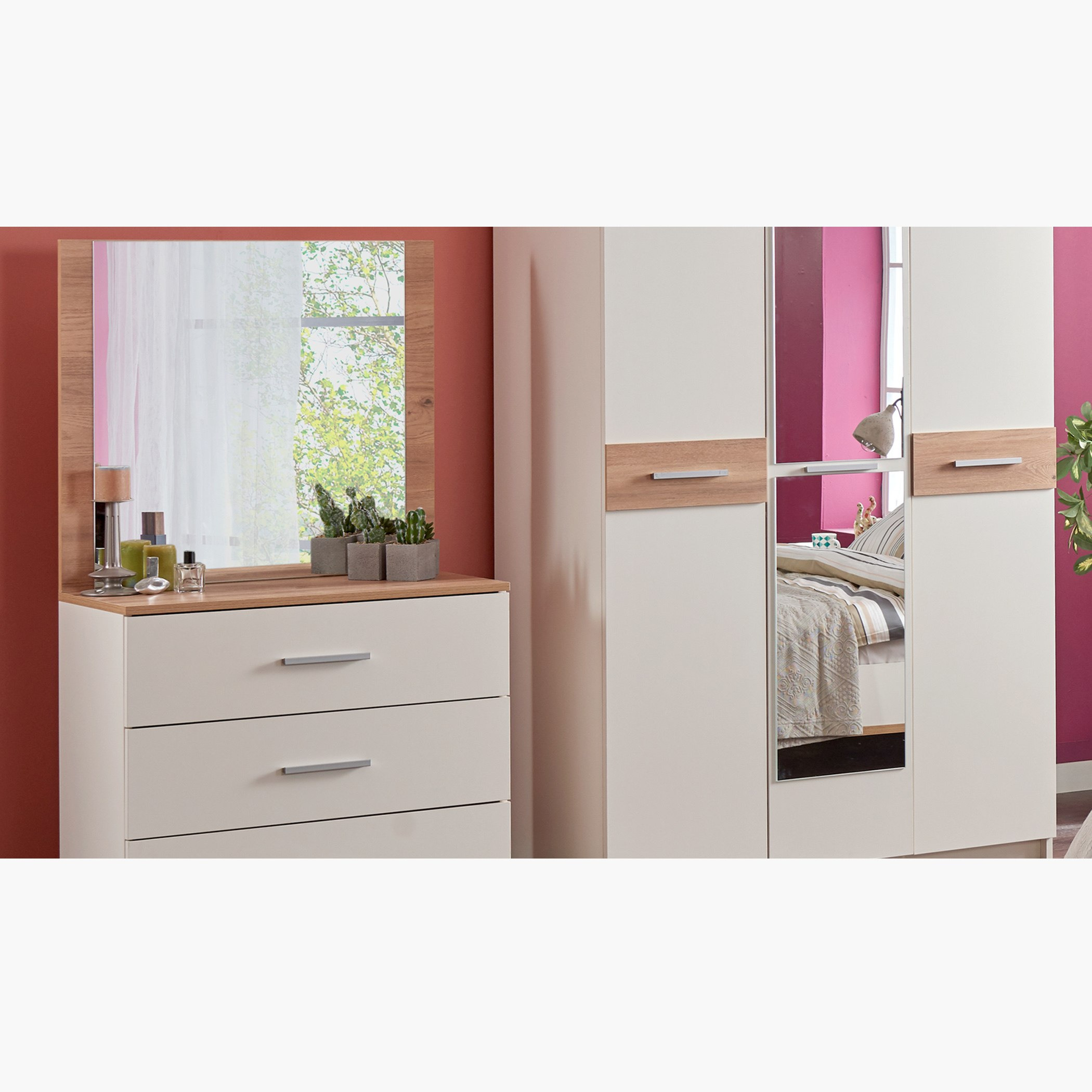 مرآة دون طاولة تزيين من مون لايت-hbxfurniture-kidsroom-kidsdressersandmirrors-image-1