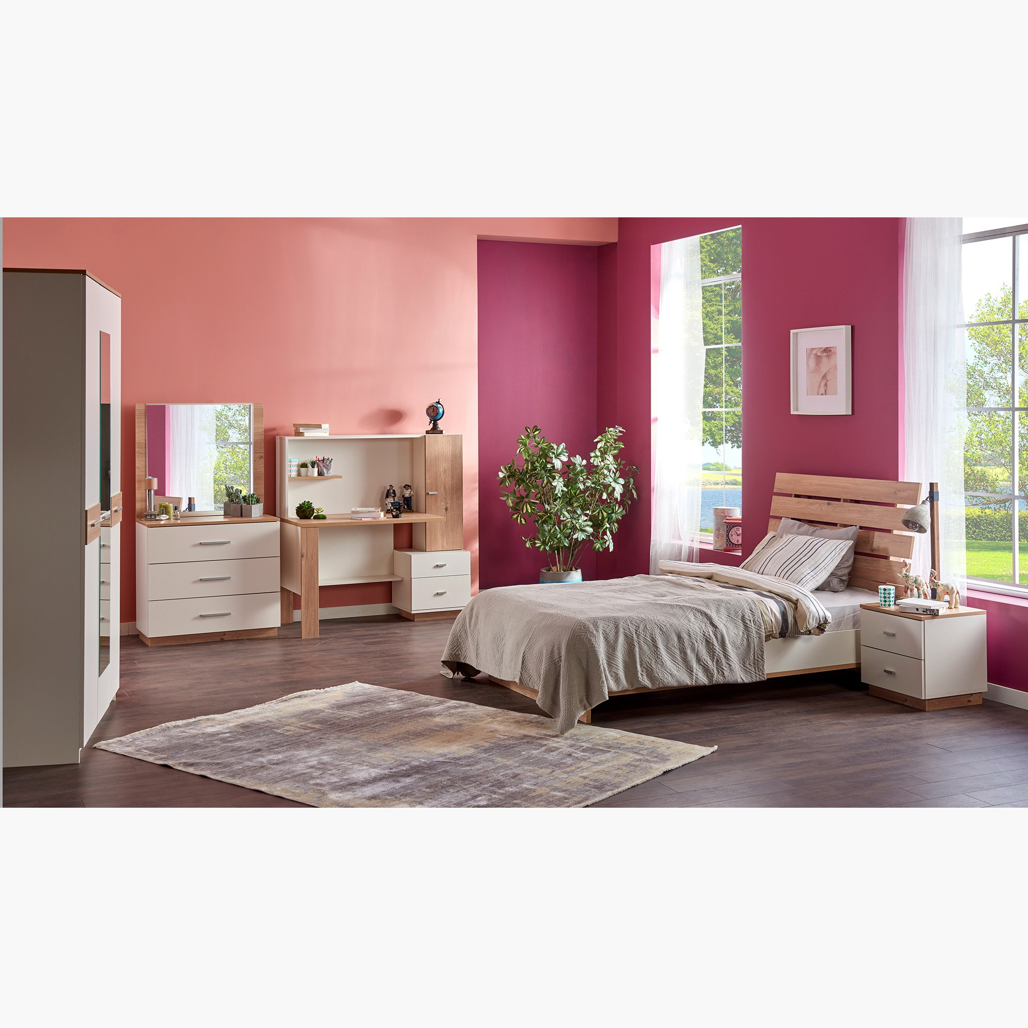 مرآة دون طاولة تزيين من مون لايت-hbxfurniture-kidsroom-kidsdressersandmirrors-image-6
