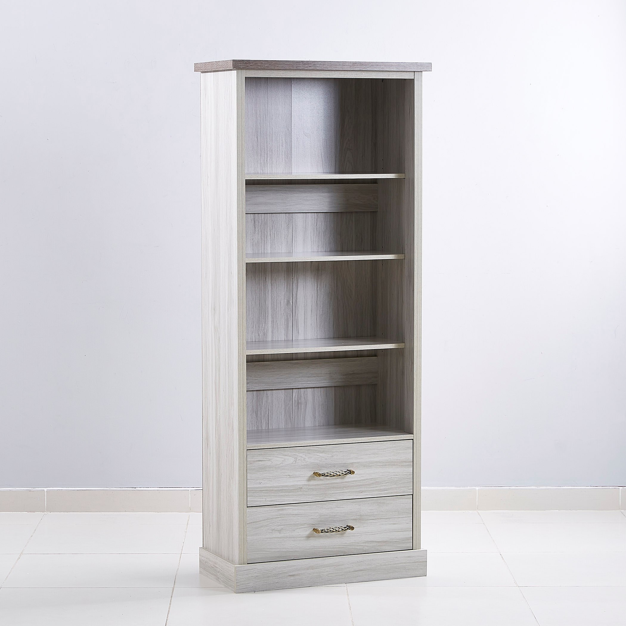 خزانة كتب بدرجين من أنجيليك-hbxfurniture-office-bookcases-image-5