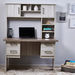 Angelic Study Desk with Hutch-Desks-thumbnail-1