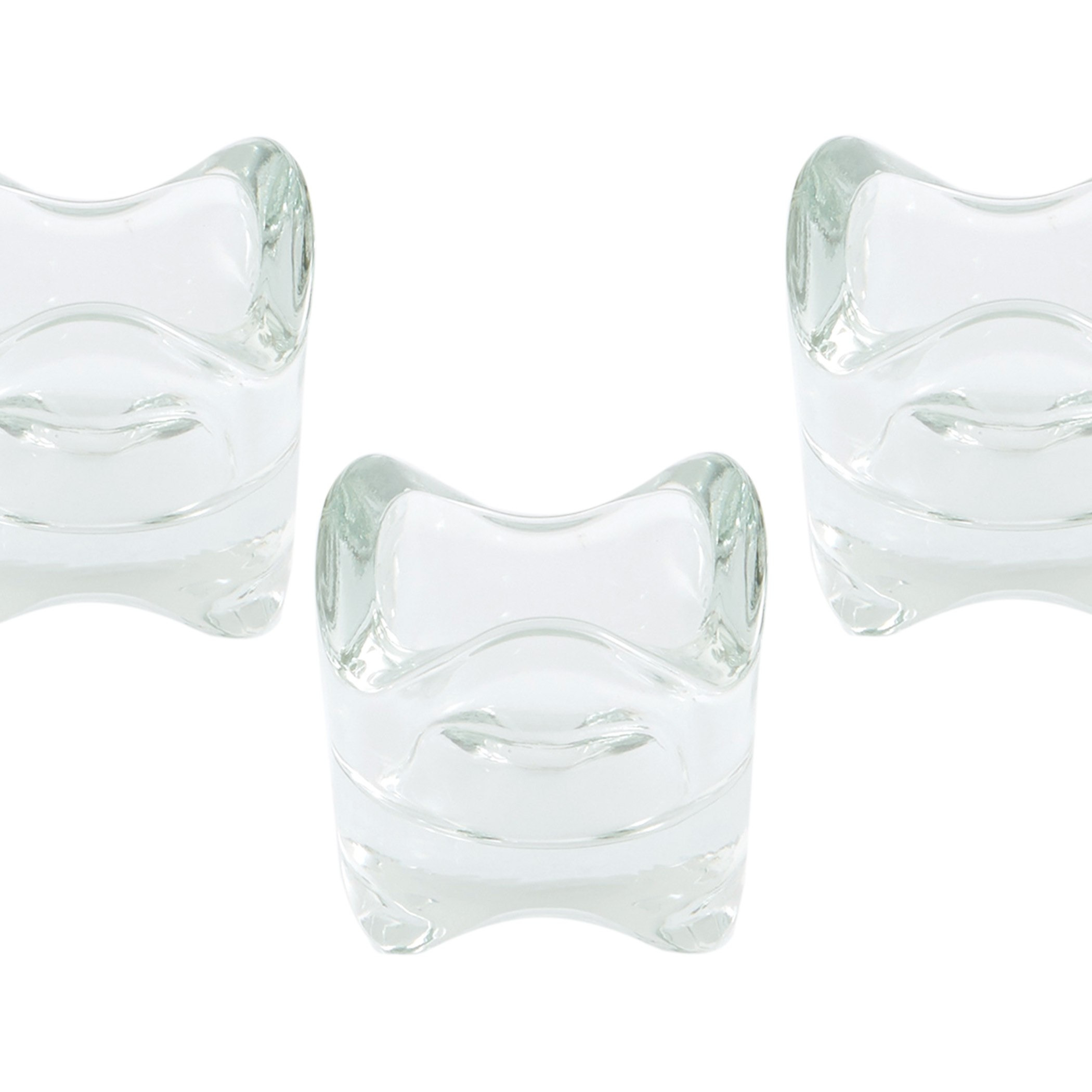 حامل الشموع الصغيرة زجاجي ويف تريا- مجموعة من 4 قطع-hbxlivingroom-decorandaccessories-candleholders-image-2