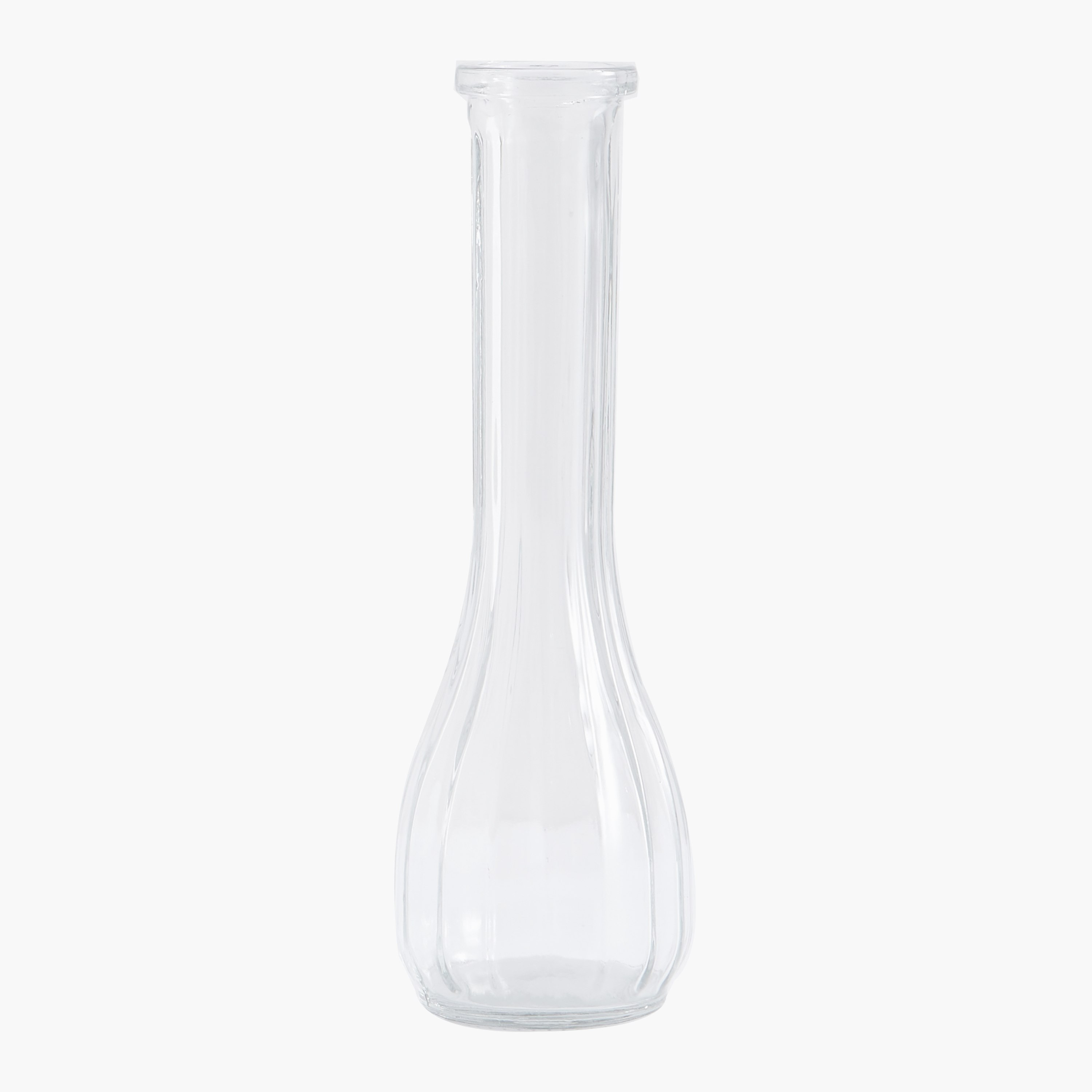 مزهرية برعم زجاج متقولبة من تريا - 7x22 سم-hbxbedroom-decorandaccessories-vases-image-1