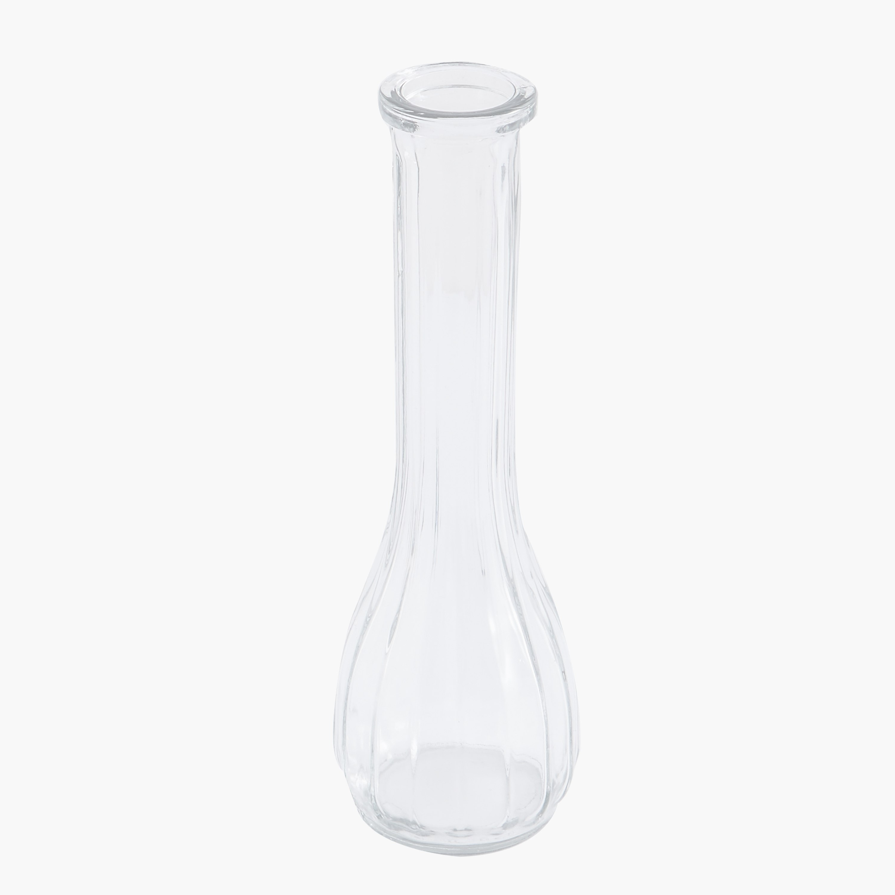 مزهرية برعم زجاج متقولبة من تريا - 7x22 سم-hbxbedroom-decorandaccessories-vases-image-2