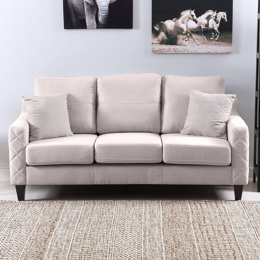 Sky 3 Seater Fabric Sofa With 2