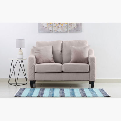 Sky 2-Seater Fabric Sofa with 2 Cushions