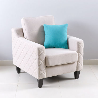 Sky 1-Seater Fabric Sofa with Cushion