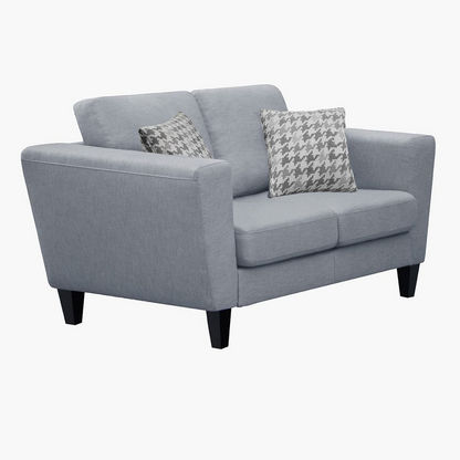 Cathy 2-Seater Fabric Sofa with Scatter Cushions