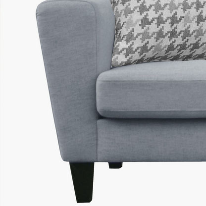 Cathy 1-Seater Fabric Sofa with Cushion