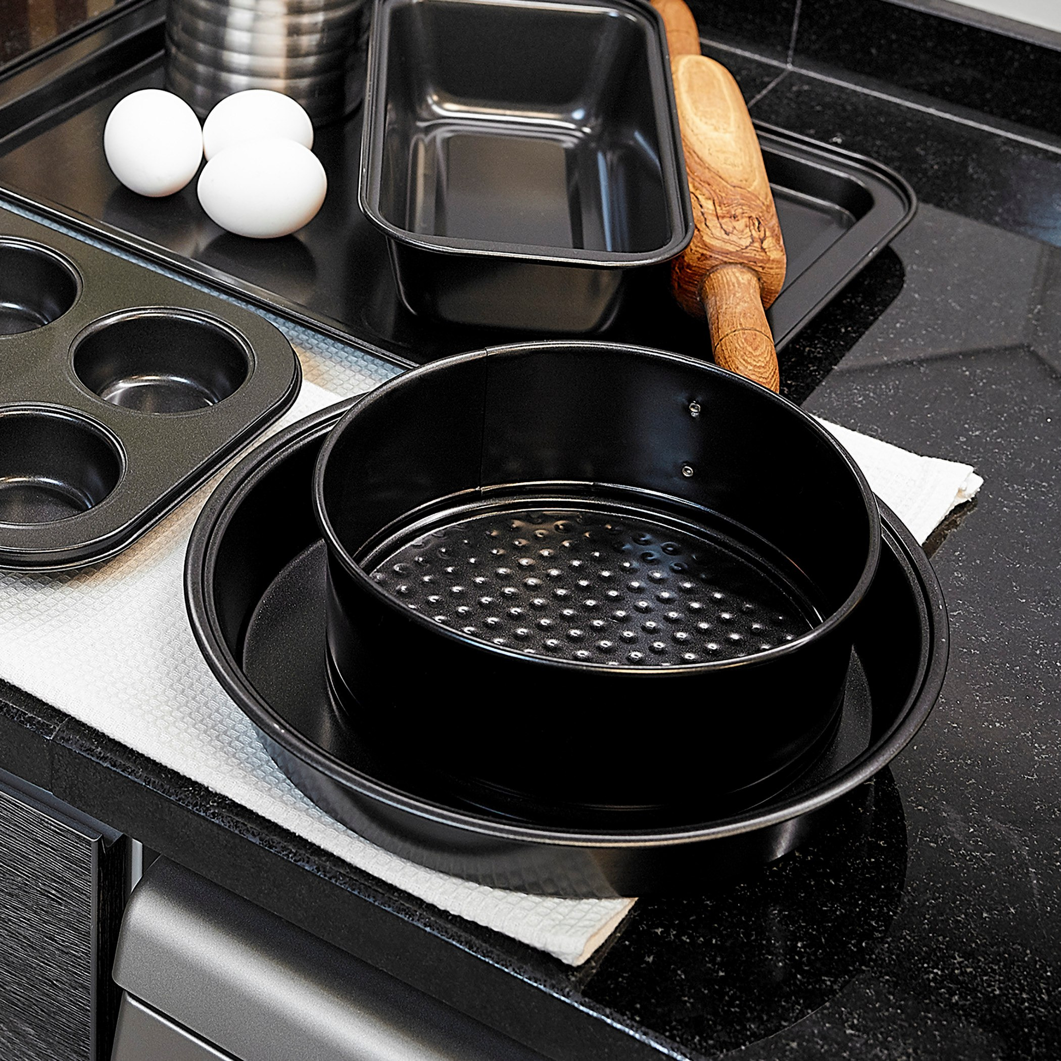 صينيّة خبز مستديرة مع قاعدة قابلةٍ للإزالة من إيبانو - 24×6.8 سم-hbxkitchen-bakeware-image-1