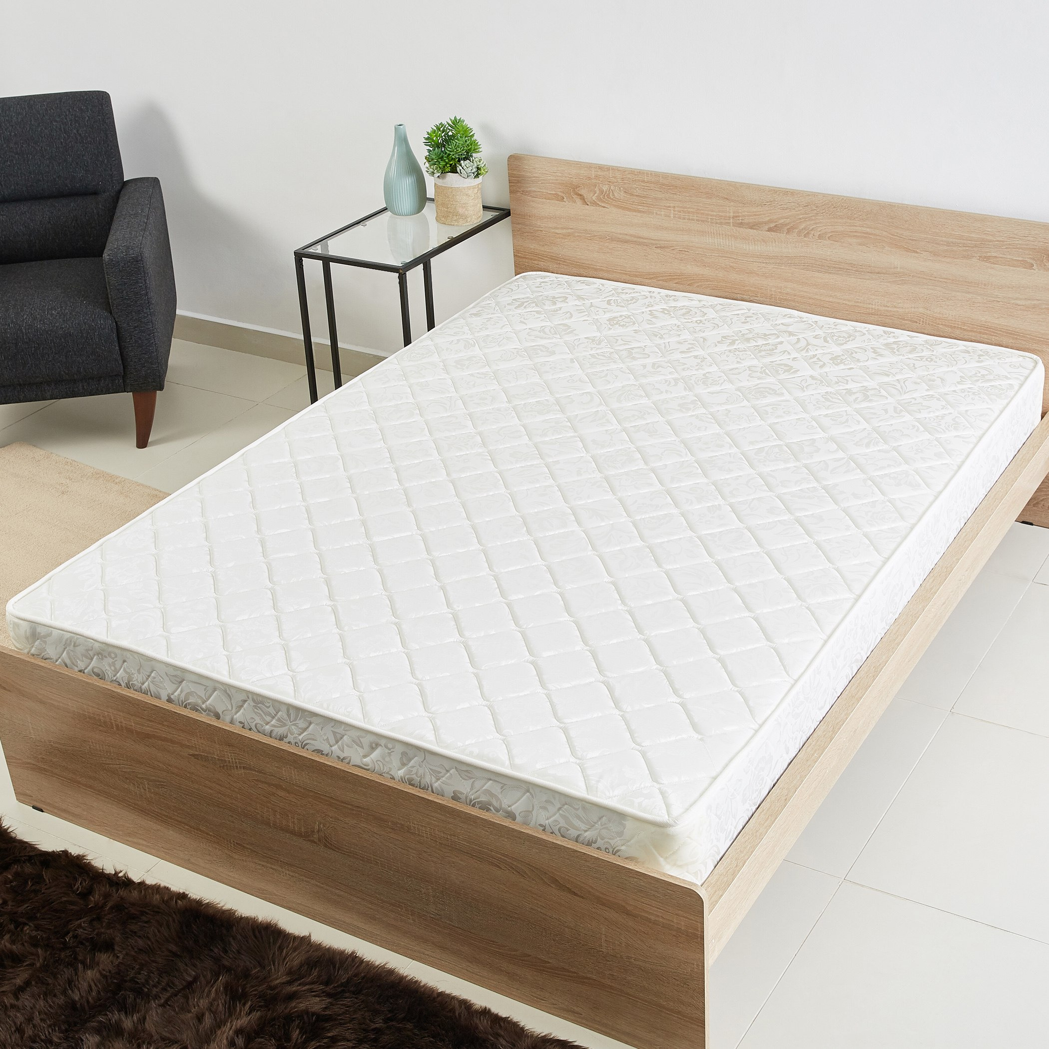 مرتبة كوين بنوابض بونيل من آي بليس - 150x200x19 سم-hbxbedroom-mattresses-queen-image-2