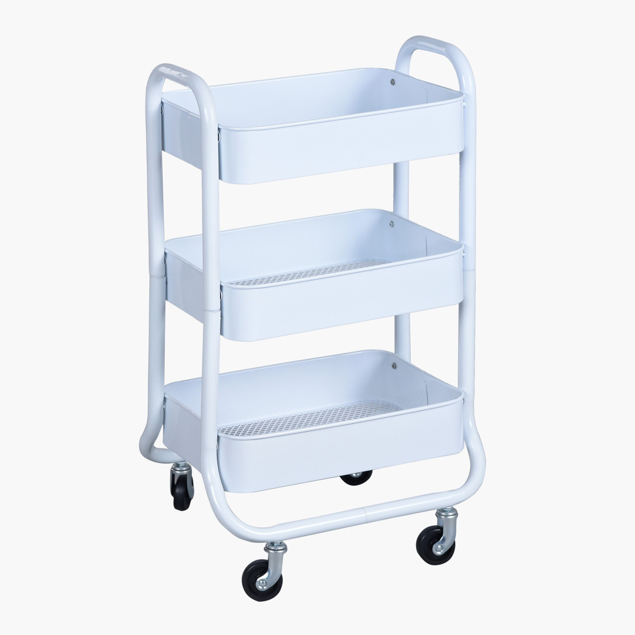 عربة مطبخ بـ3 طوابق وعجلات من لوشن-hbxlivingroom-tablesandstands-servingtrolleys-image-1