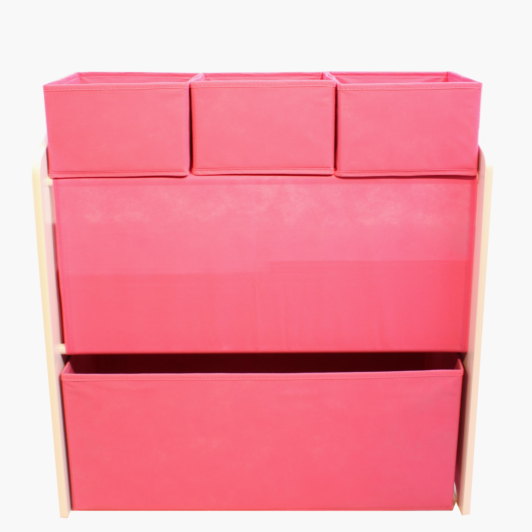رفوف تخزين بطبعات مع ستة صناديق تخزين من أريانا.-hbxhomeware-kidsessentials-kidsorganiser-image-5